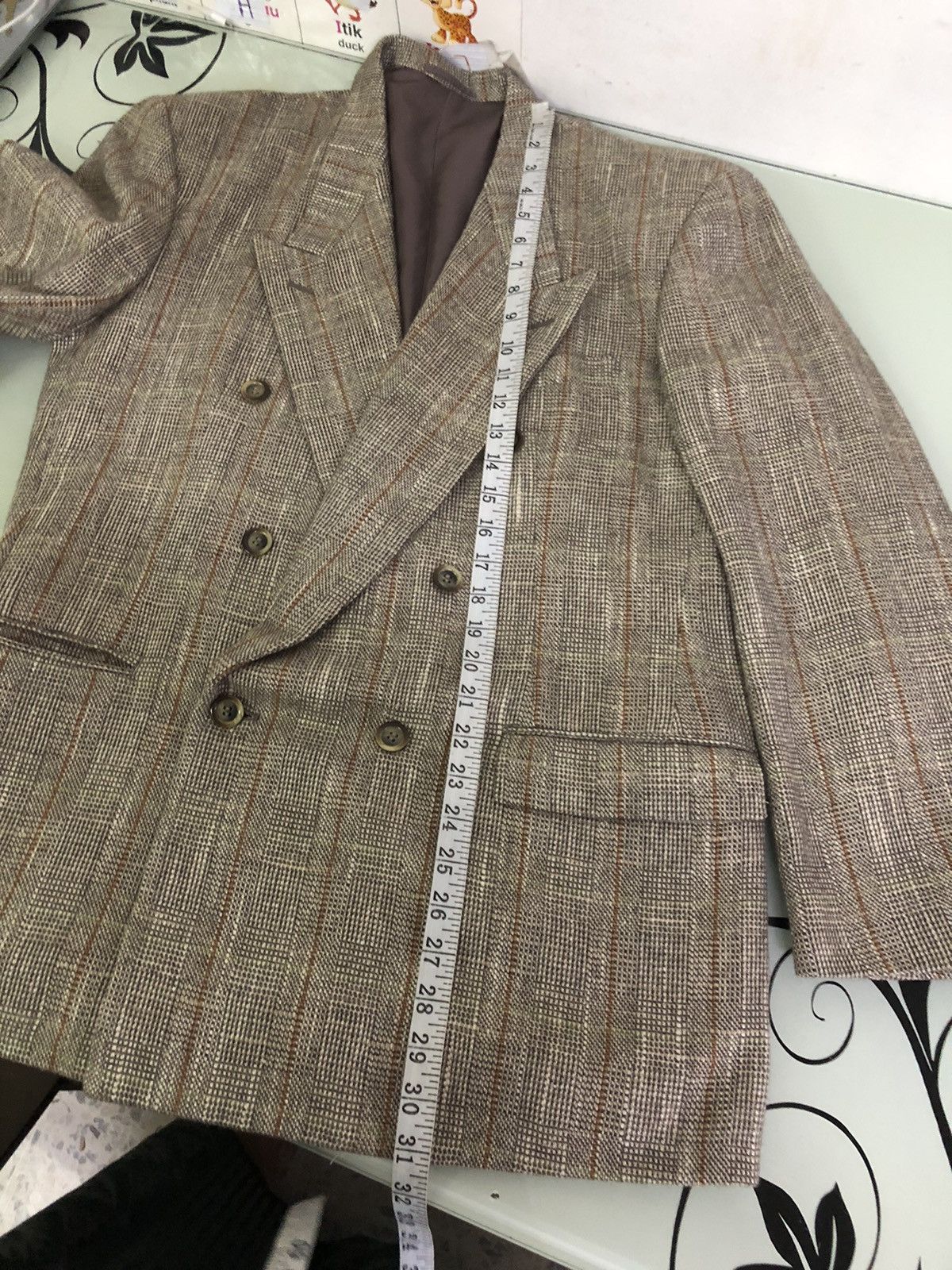 Issey Miyake Vintage Issey Miyake Tete Homme Tweed Wool Blend Silk Jacket Size US M / EU 48-50 / 2 - 21 Thumbnail