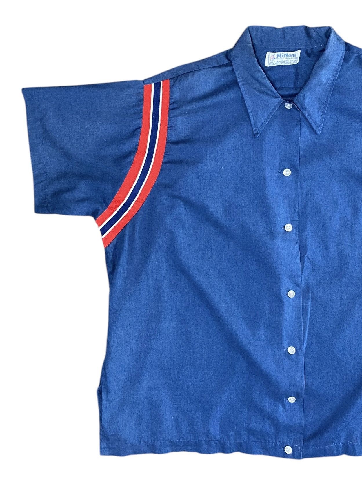 Vintage Vintage HILTON Bowling Shirt Made In Usa Size US XL / EU 56 / 4 - 3 Thumbnail