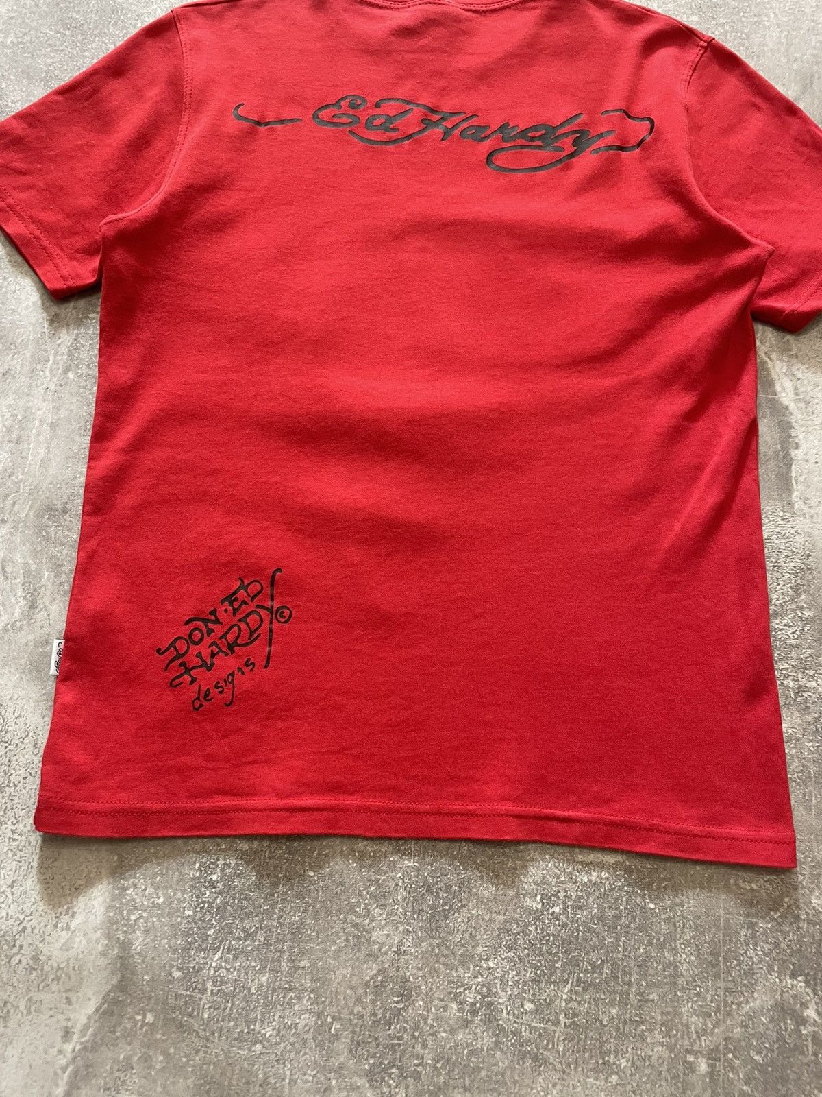Ed Hardy × Vintage Vintage Ed Hardy Y2K T-Shirt Size US S / EU 44-46 / 1 - 17 Thumbnail