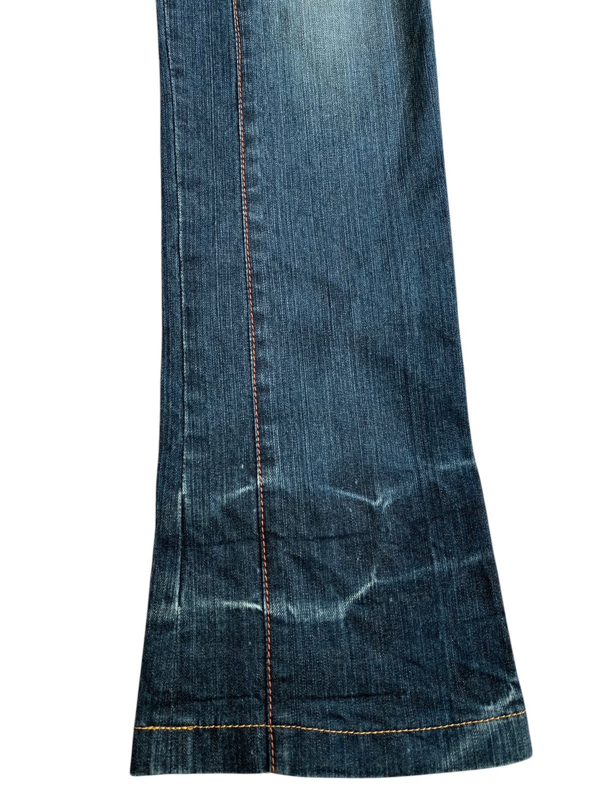 Obelisk Obelisk Archive Edo Black Flared Indigo Mudwash Denim Size US 32 / EU 48 - 7 Thumbnail