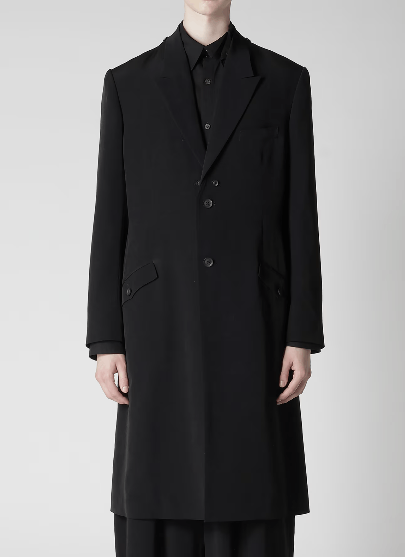 Yohji Yamamoto Yohji Yamamoto Pour Homme 24AW - Lapel Detachable Jacket Size US M / EU 48-50 / 2 - 4 Thumbnail