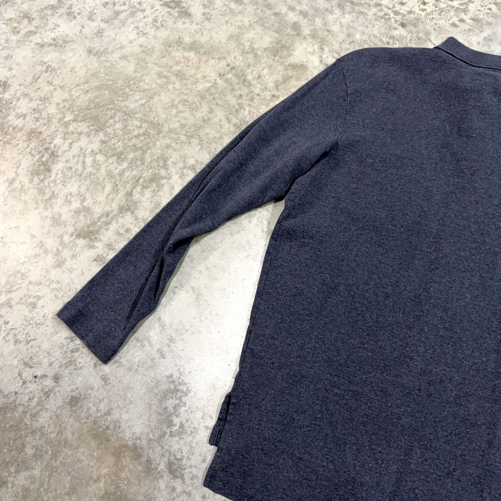 Polo Ralph Lauren Polo Ralph Lauren Polo Shirt Mens S Blue Solid Cotton Long Sleeve Pocket Size US S / EU 44-46 / 1 - 5 Thumbnail