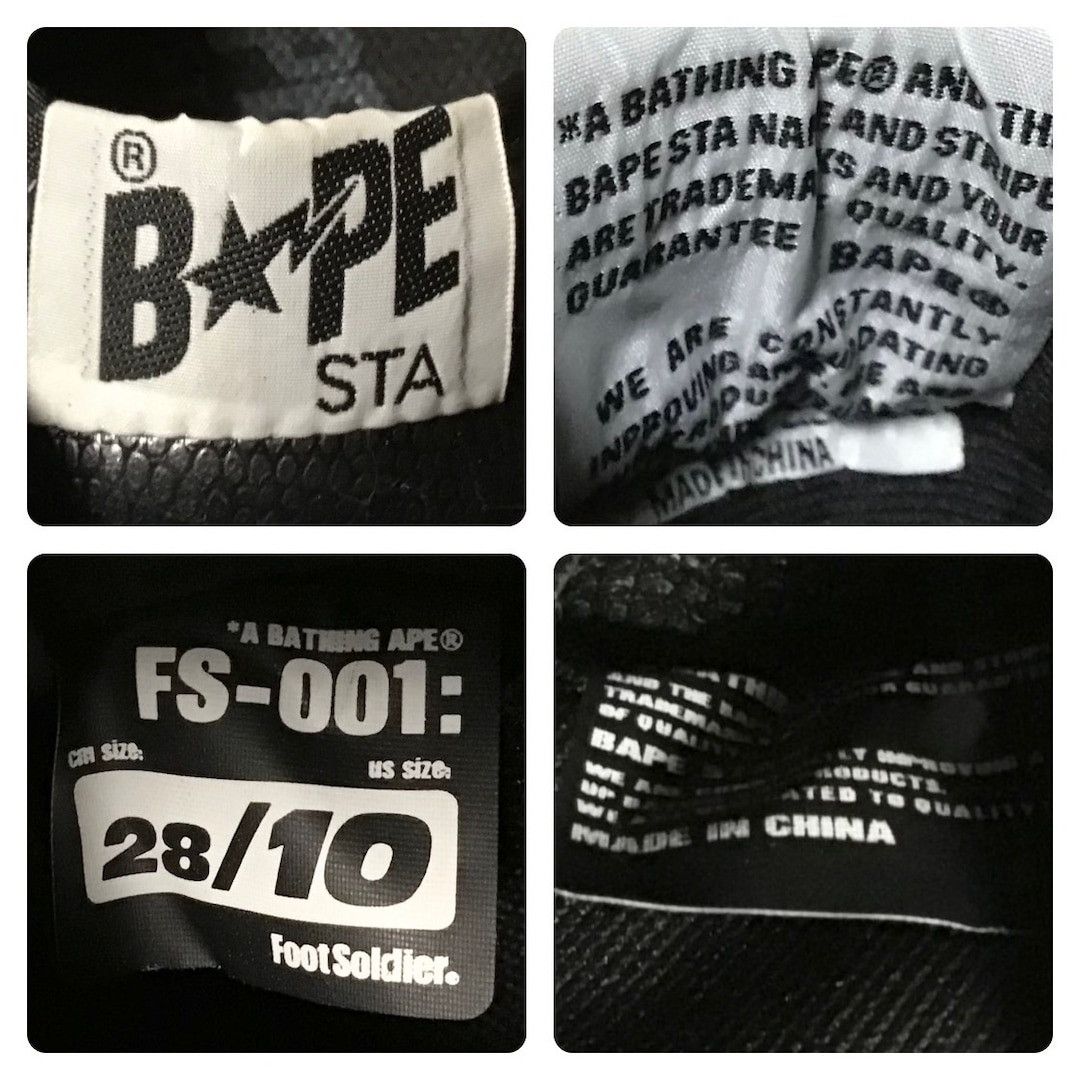 Bape × Nigo 2005 EVOKE × BAPE STA leather sneakers a bathing ape NIGO Size US 10 / EU 43 - 9 Thumbnail