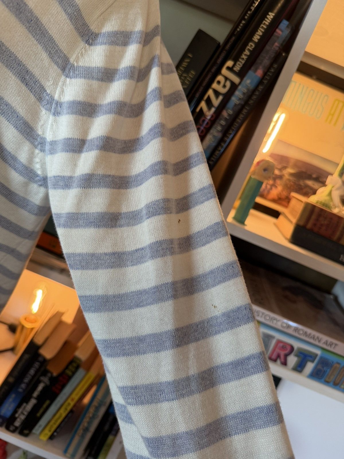 Paul Smith Paul Smith Jeans blue and white striped cardigan Size US M / EU 48-50 / 2 - 5 Thumbnail