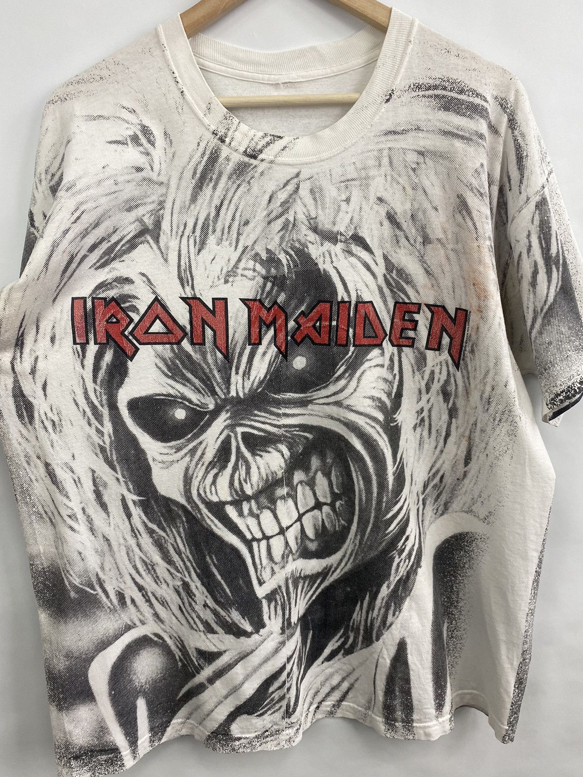 Iron Maiden ☠️ Vintage 1999 Iron Maiden Rock Band t-shirt rare retro Size US XL / EU 56 / 4 - 6 Thumbnail