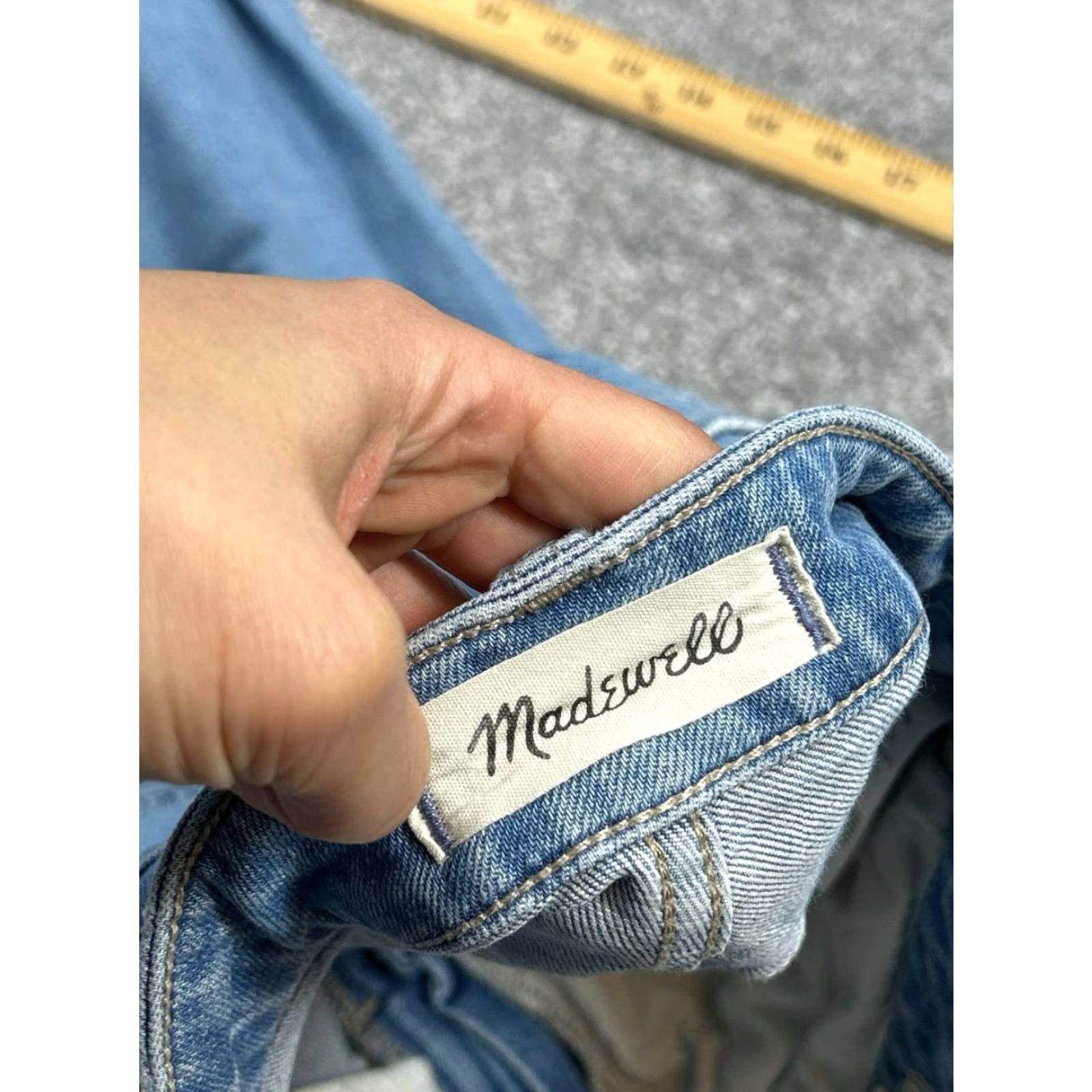 Madewell VINTAGE Madewell Women's Skinny Jeans Tall 23 Blue Denim 26x29 Modern Classic Size 40" / US 18 - 7 Thumbnail