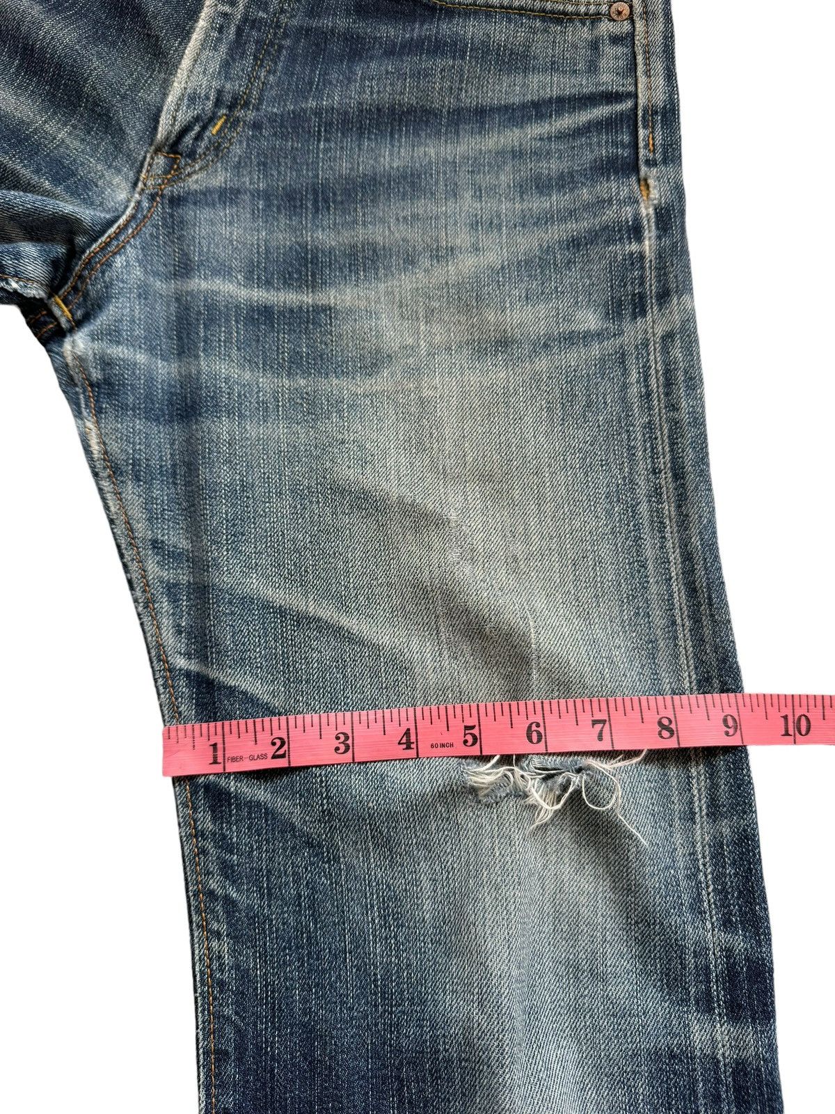 Edwin Vintage Edwin 505zx Distressed Selvedge Jeans Size US 28 / EU 44 - 24 Thumbnail