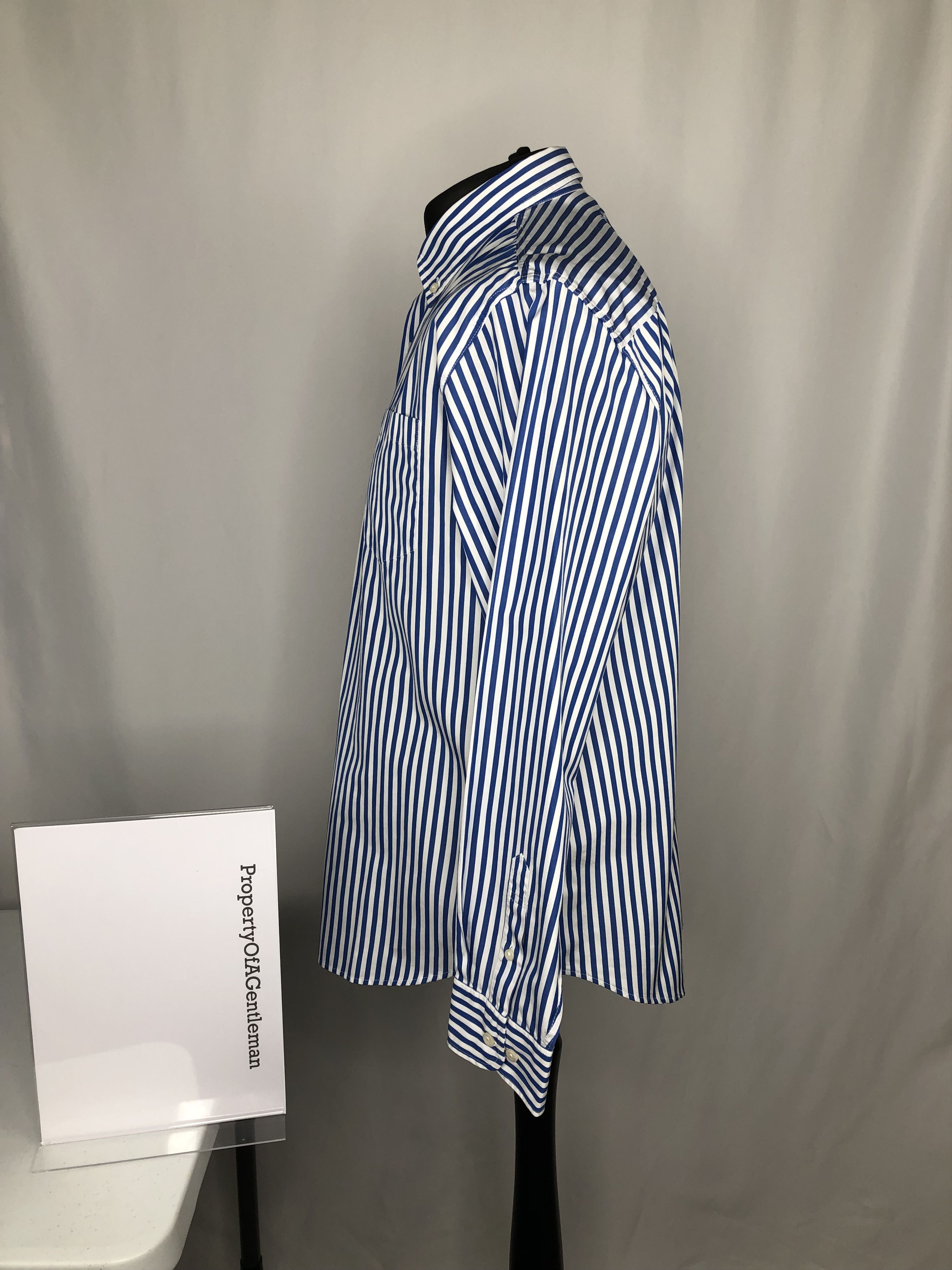 Noah Noah Striped Floral Shirt Size US L / EU 52-54 / 3 - 4 Thumbnail