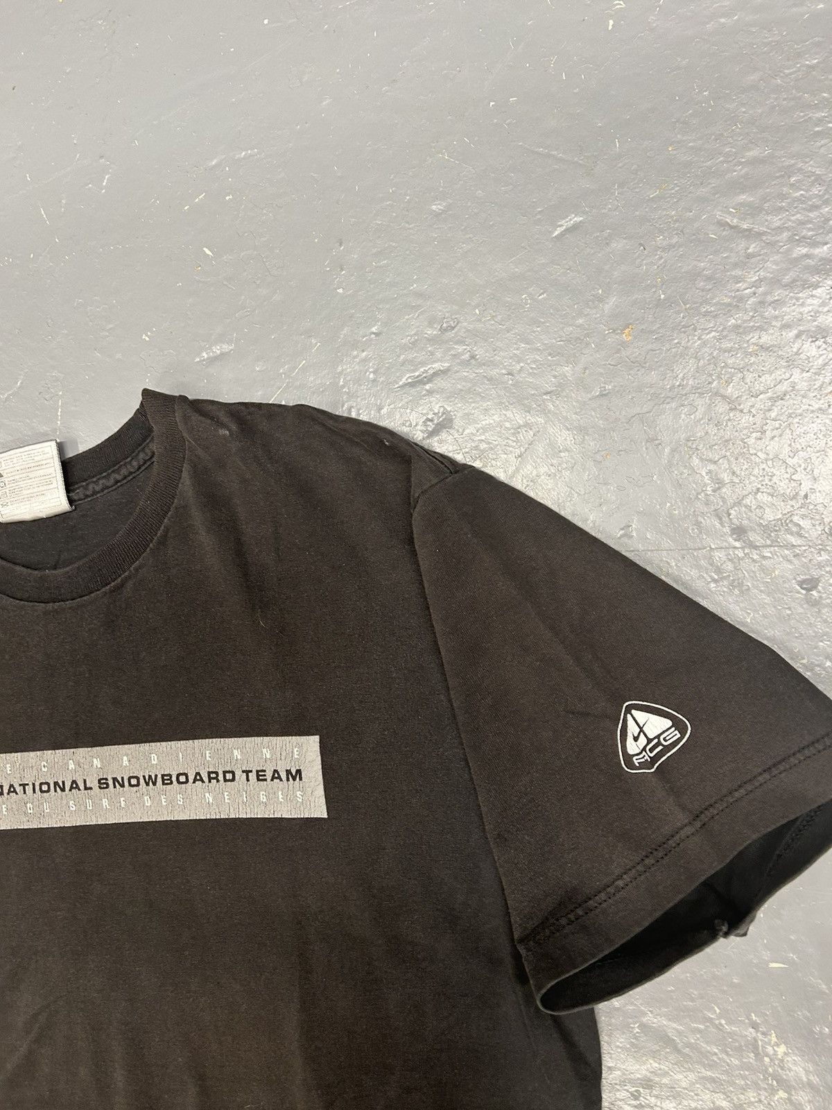 Nike × Nike ACG × Vintage Crazy Vintage Essential Y2K Nice ACG Snowboarding Tee Shirt Size US M / EU 48-50 / 2 - 3 Thumbnail