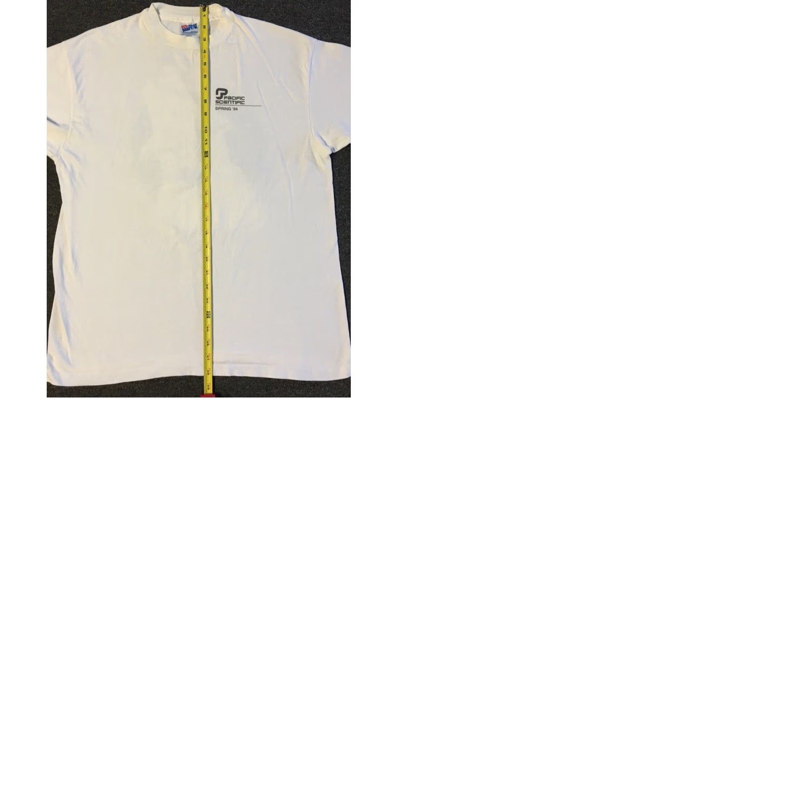 NASA VINTAGE Pacific Scientific Spaceship Shirt L White Men T-Shirt XS? Wait. Size US L / EU 52-54 / 3 - 11 Thumbnail