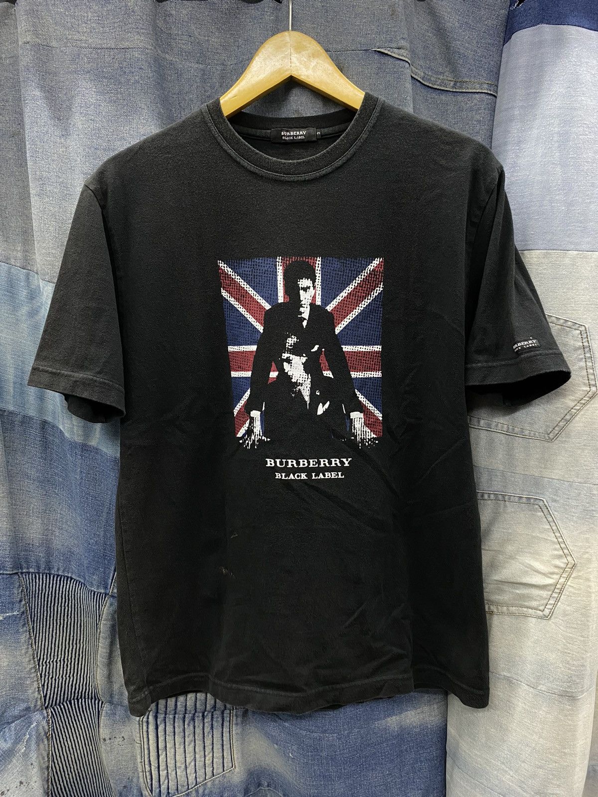 Burberry × Designer × Vintage Buberry england black label tshirt Size US M / EU 48-50 / 2 - 1 Thumbnail
