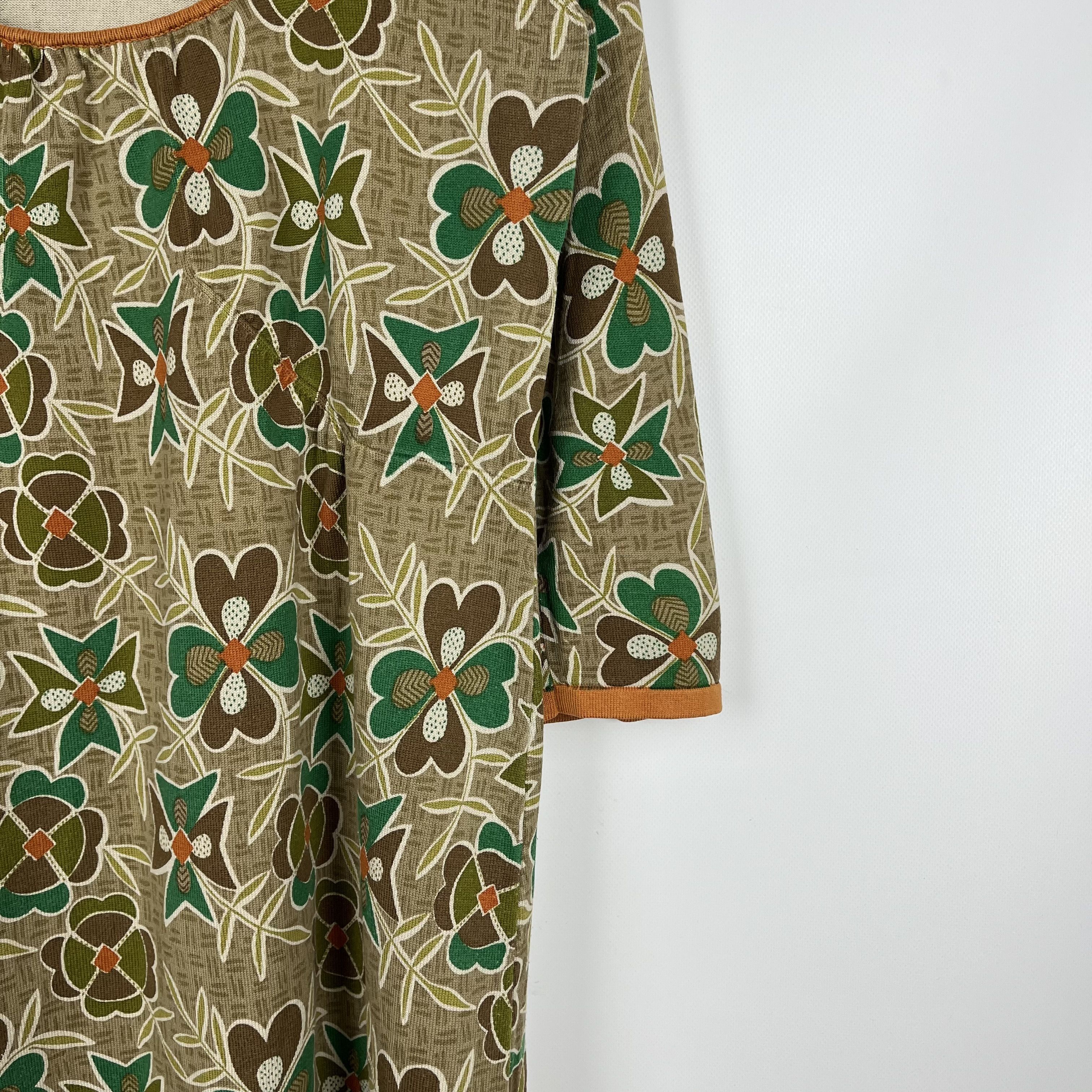 Gudrun Sjoden Ladies Gudrun Sjoden Floral Organic Cotton Tunic Dress Size M / US 6-8 / IT 42-44 - 5 Thumbnail