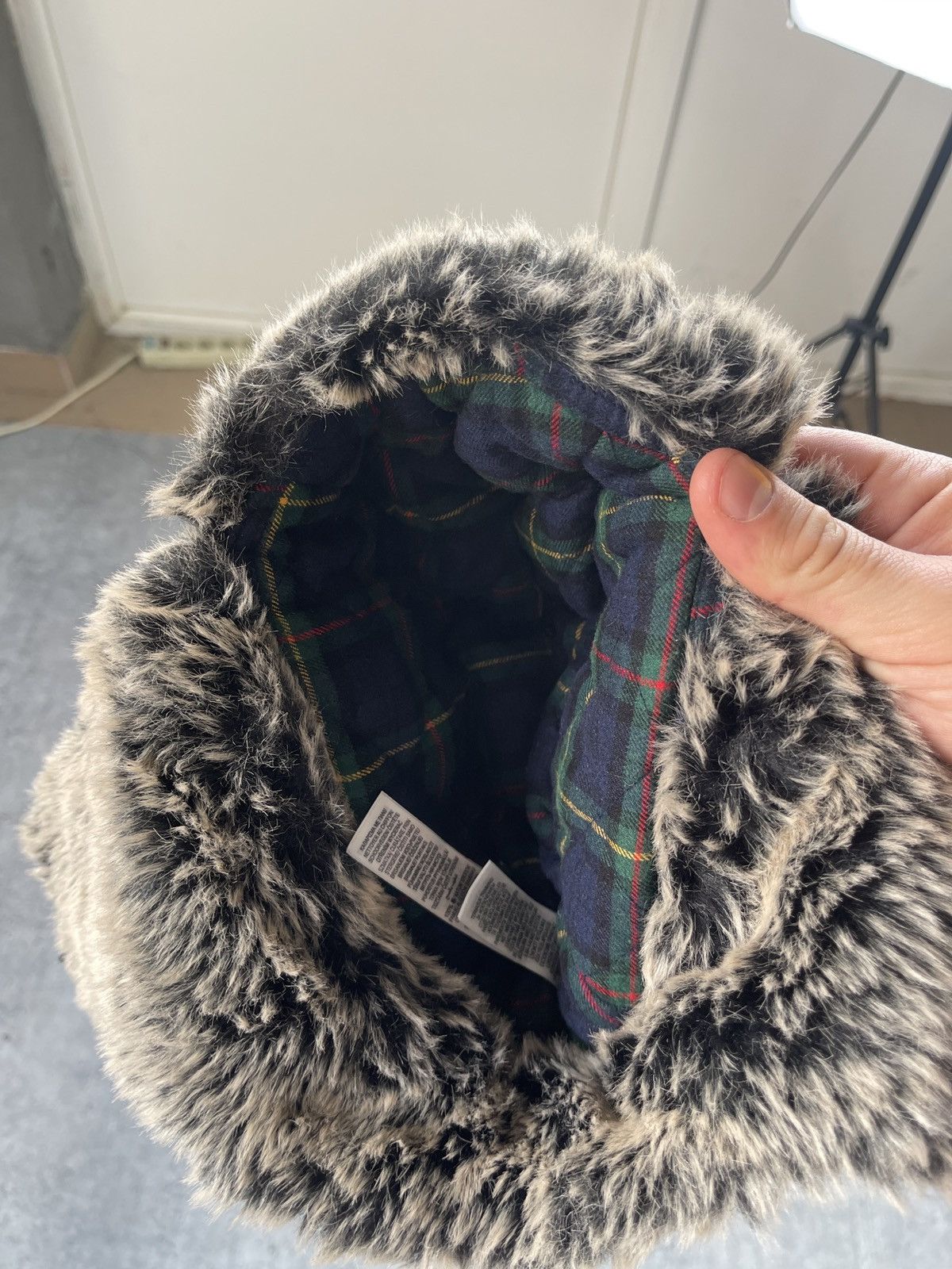 Japanese Brand Black Faux Fur Hat Size ONE SIZE - 4 Thumbnail