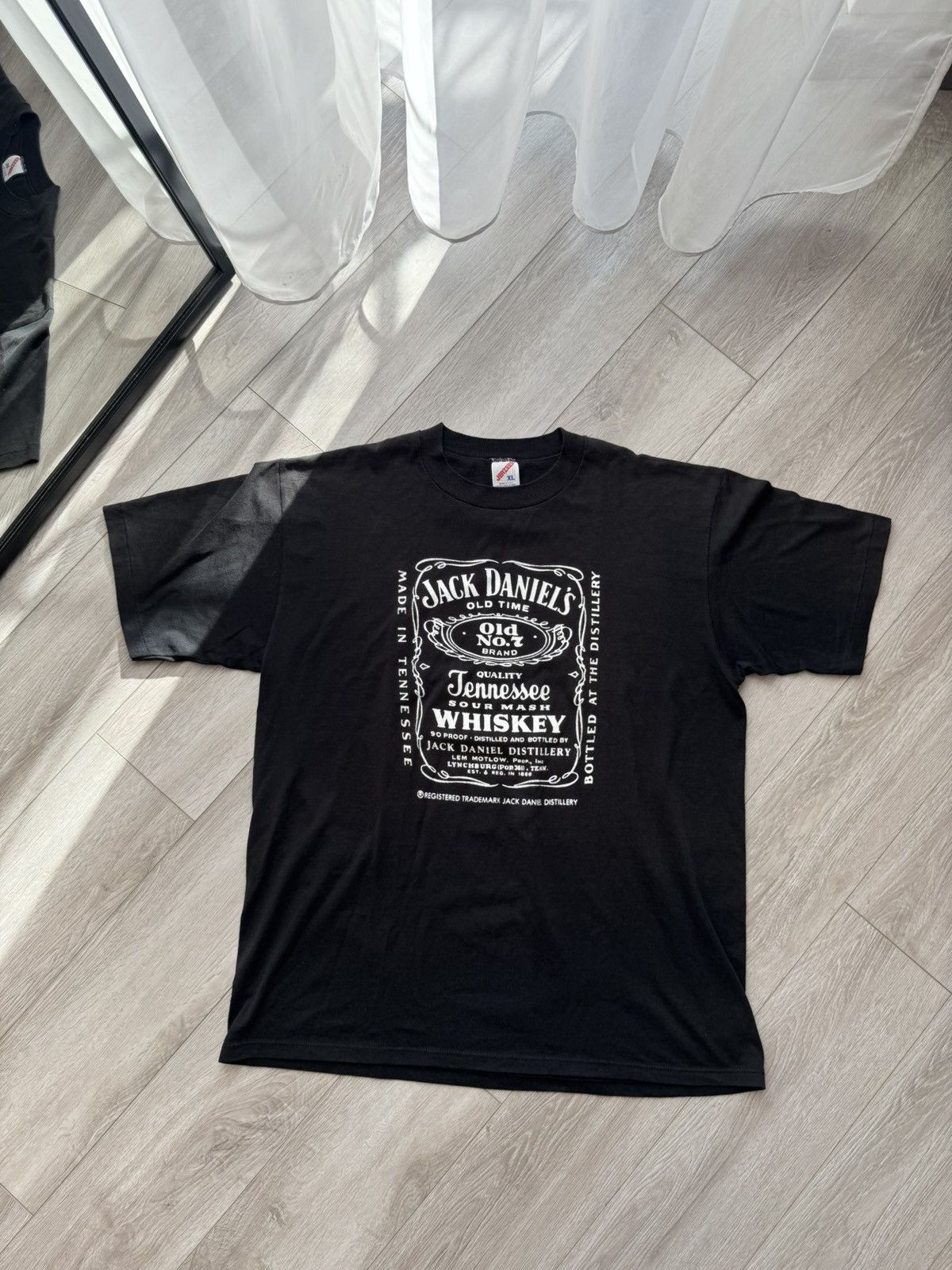 Vintage Jack Daniels Tennessee Whiskey vintage big logo tee shirt Size US XL / EU 56 / 4 - 1 Thumbnail