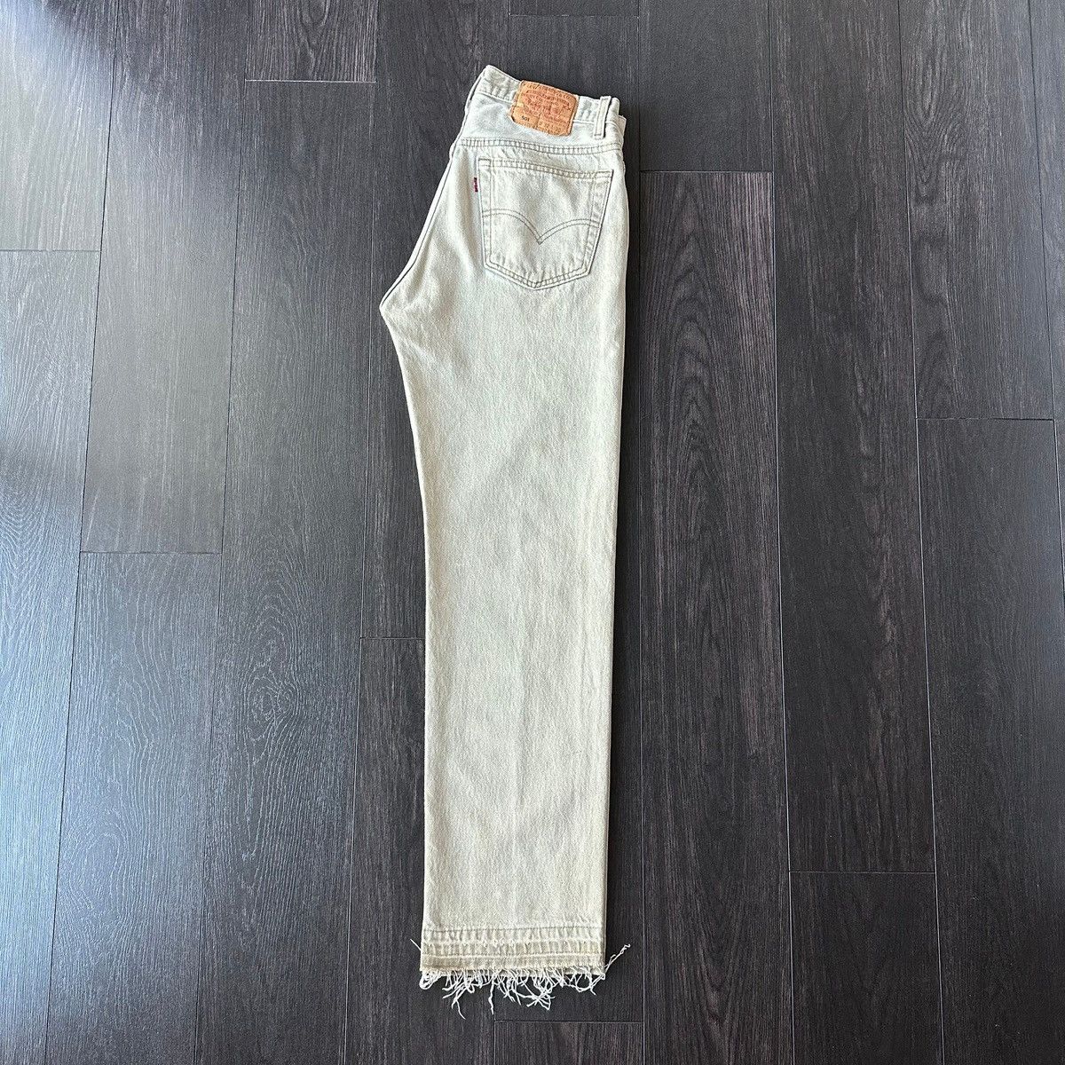 Levi's × Vintage Vintage Levi's 501 Faded Tan Denim Size US 30 / EU 46 - 4 Thumbnail