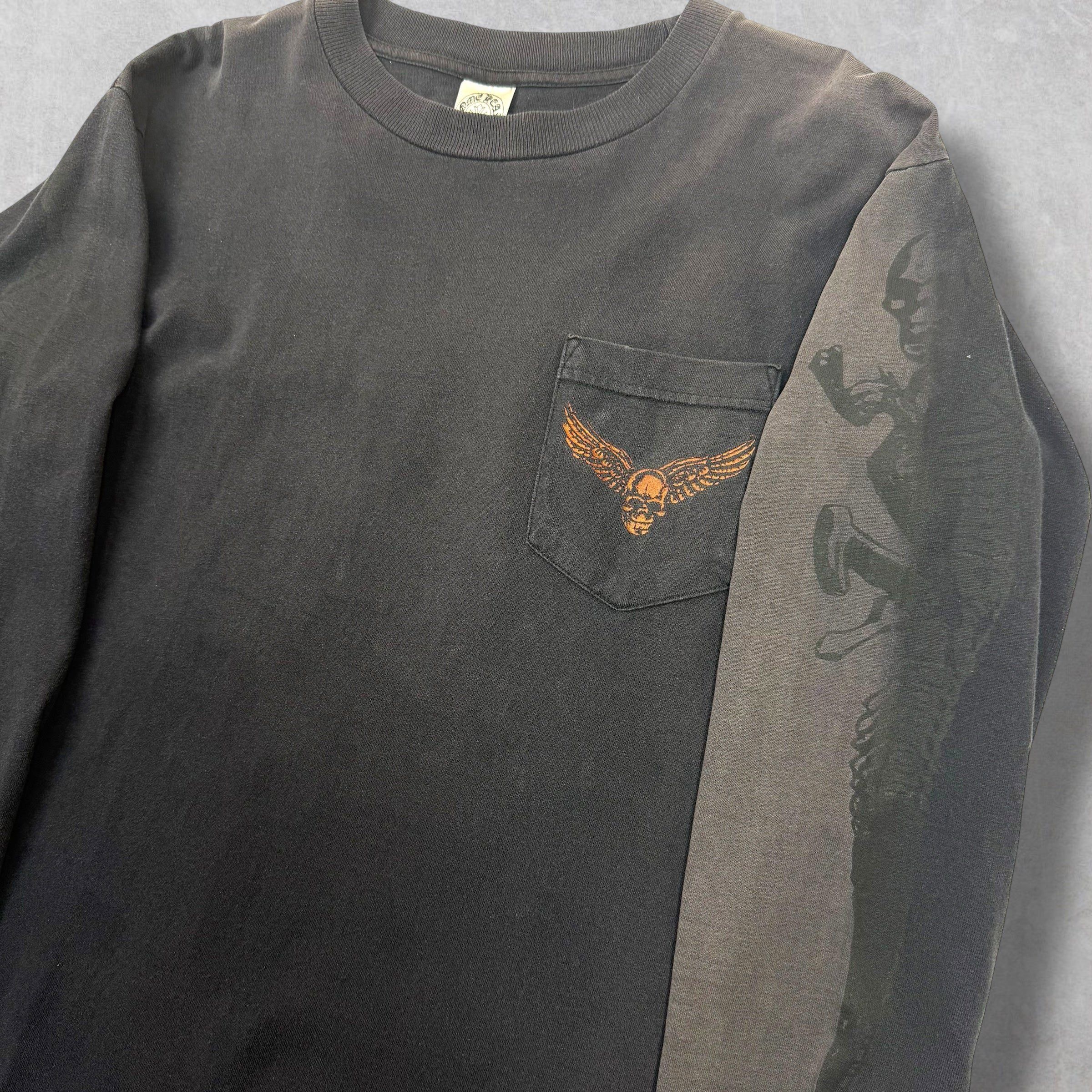 Chrome Hearts Vintage Chrome Hearts Joe Foti Jarvis L/S Tee M Size US M / EU 48-50 / 2 - 3 Thumbnail