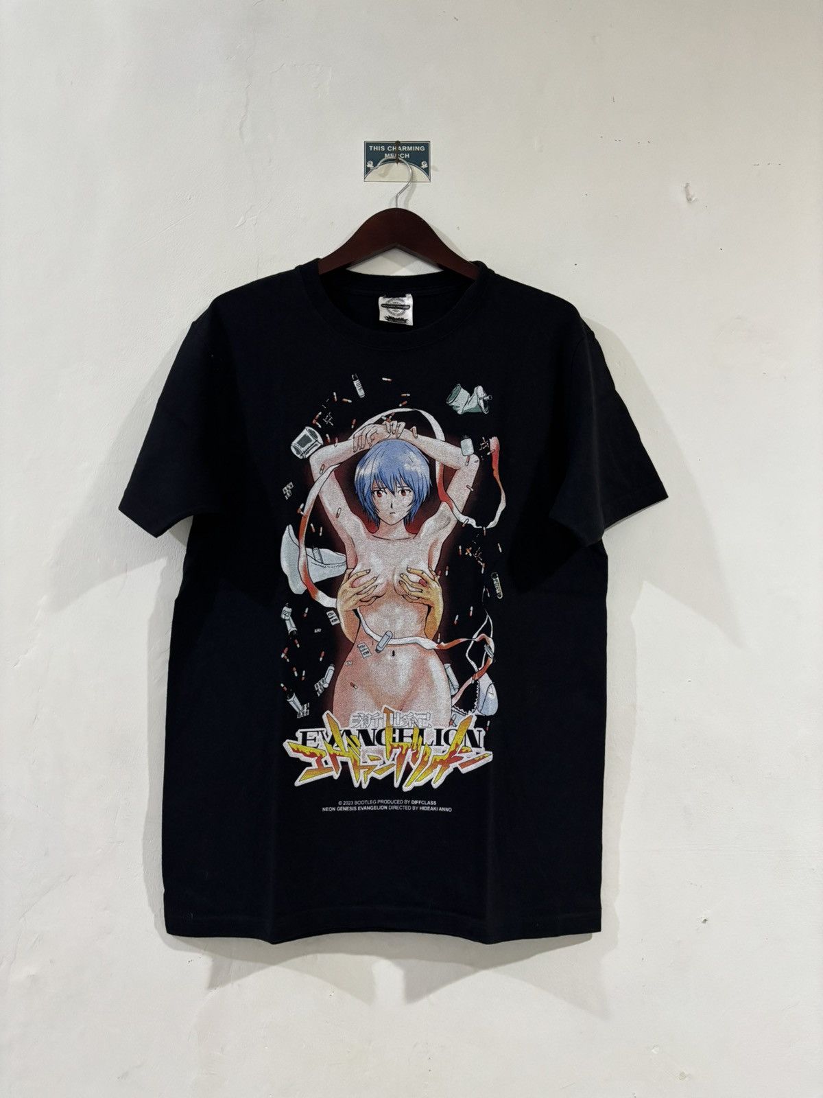 Anime × Japanese Brand EVANGELION SHIRT - AYANAMI REI BOOTLEG Size US L / EU 52-54 / 3 - 1 Thumbnail