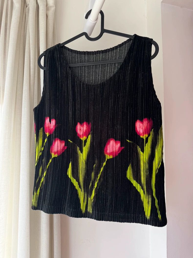 Issey Miyake issey miyake size:3 Velvet tulip vest Size XXS / US 00 / IT 34 - 1 Thumbnail