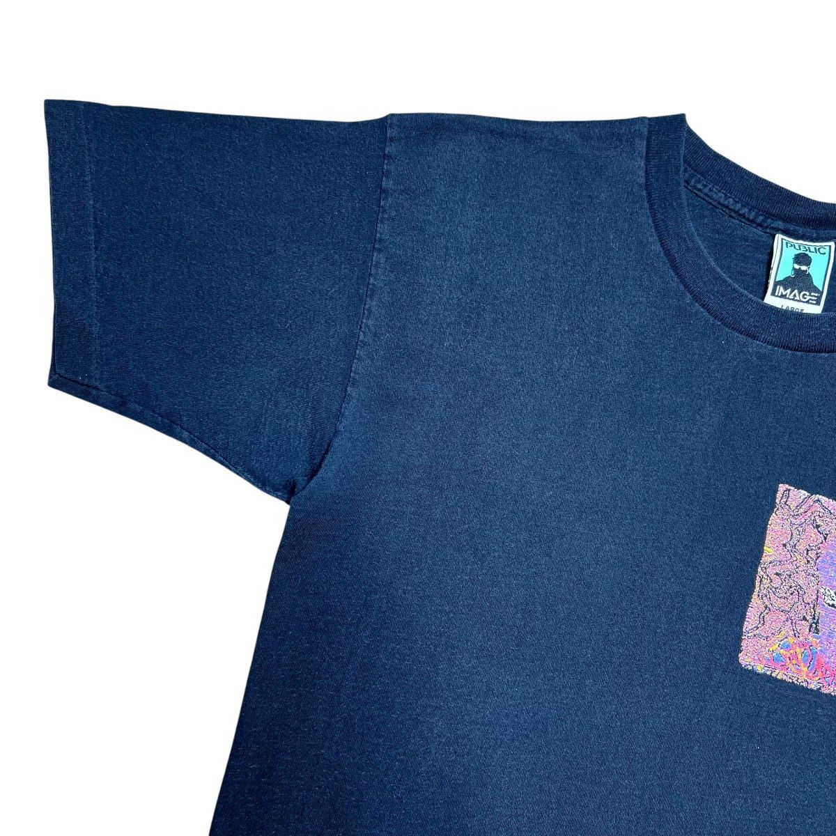 Other Vintage 1990s Public Image Clothing Trippy Psychedelic Tee Size US L / EU 52-54 / 3 - 6 Thumbnail