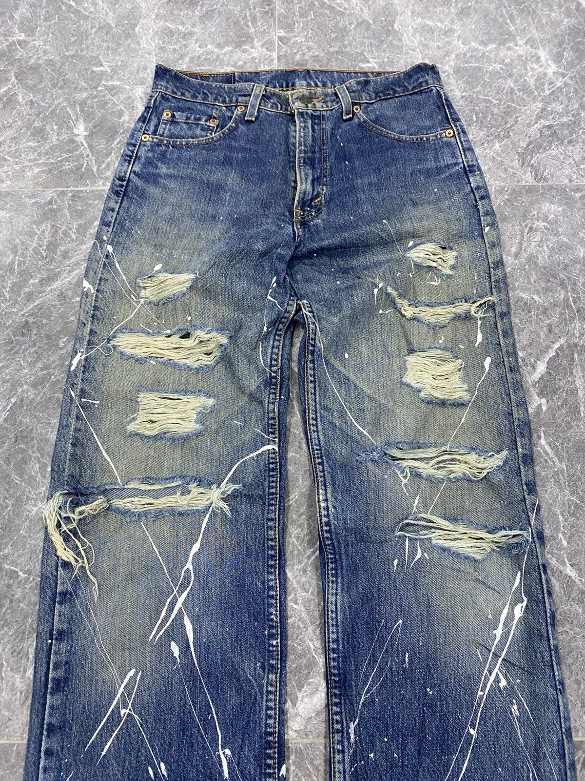 Levi's Vintage Clothing Vintage Levi’s 519 Distressed Denim Jeans Size US 30 / EU 46 - 4 Thumbnail