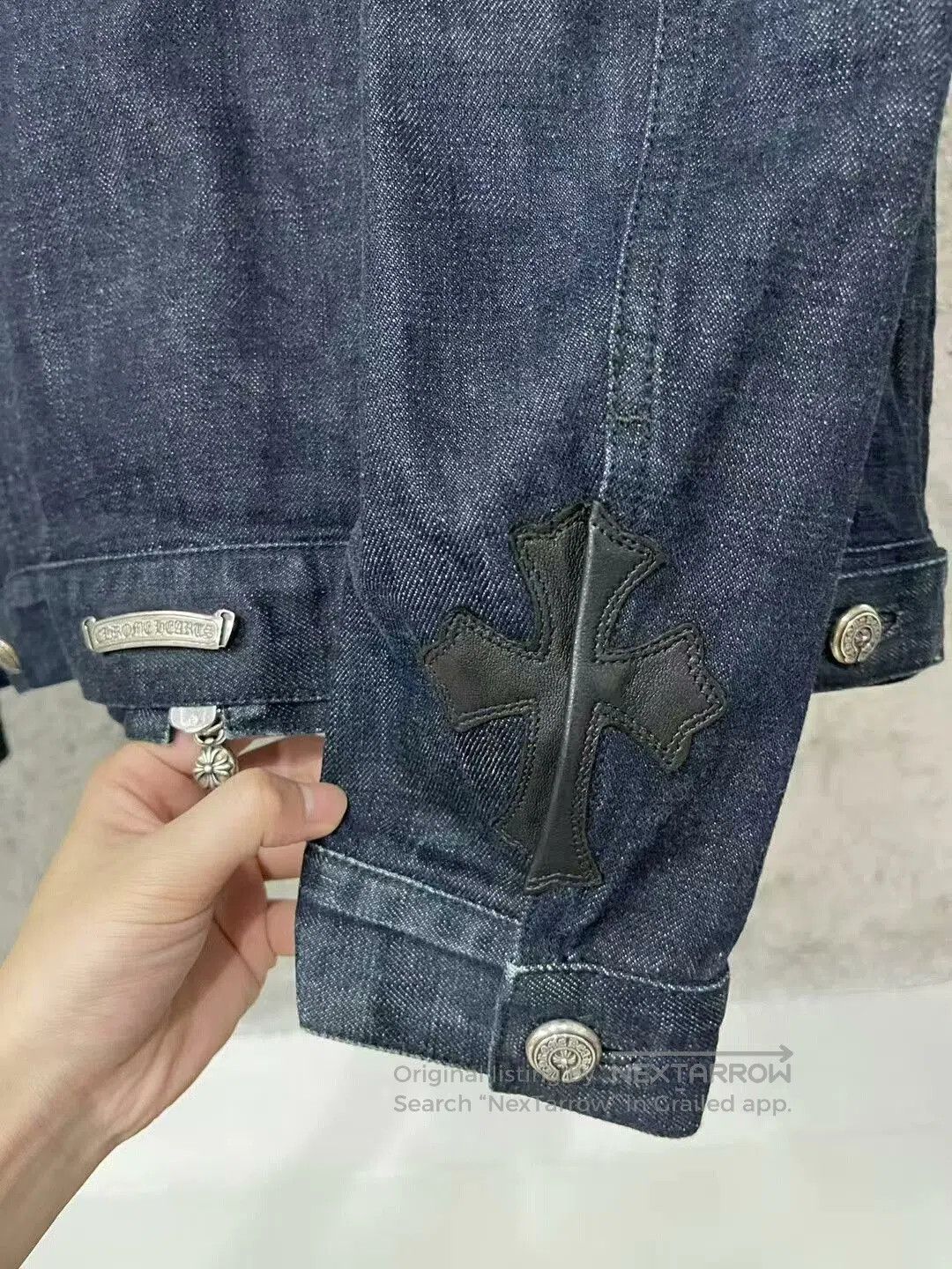 Chrome Hearts chrome hearts flame detail denim jacket. Size US L / EU 52-54 / 3 - 3 Thumbnail