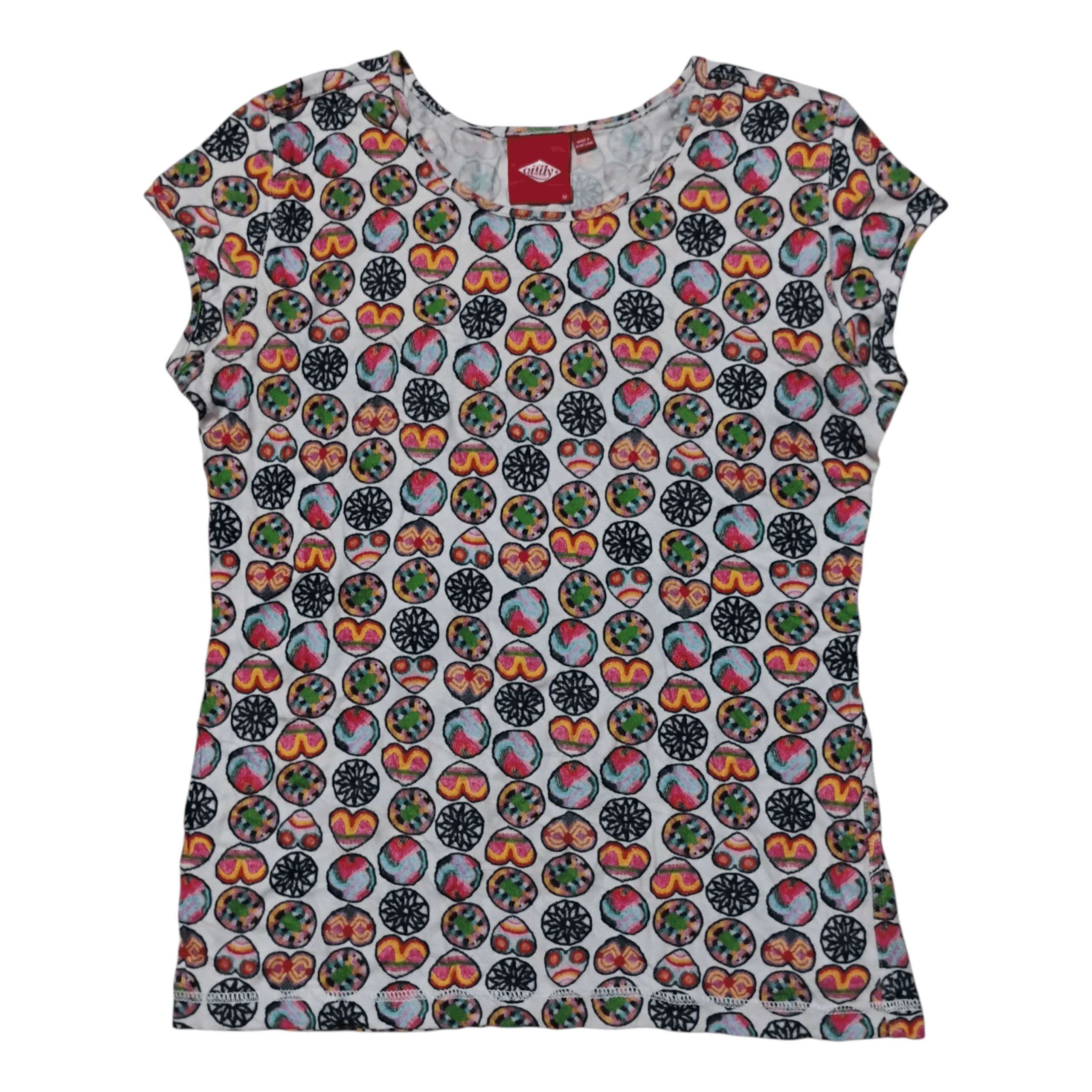 Oilily 2000s Oilily Psychedelic Pattern T Shirt Size M / US 6-8 / IT 42-44 - 1 Thumbnail