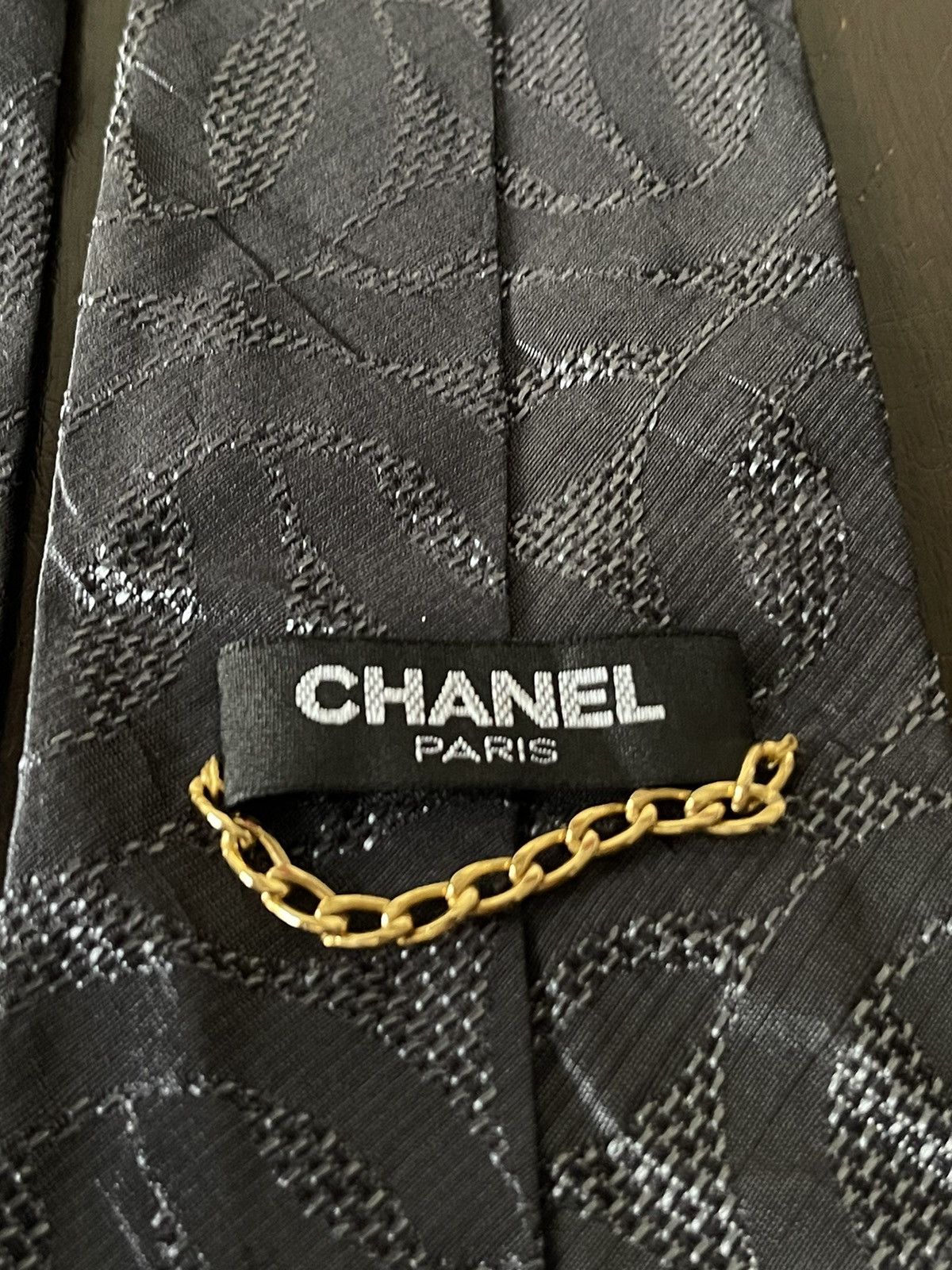 Chanel Chanel Silk Tie CC Monogram Size ONE SIZE - 4 Thumbnail