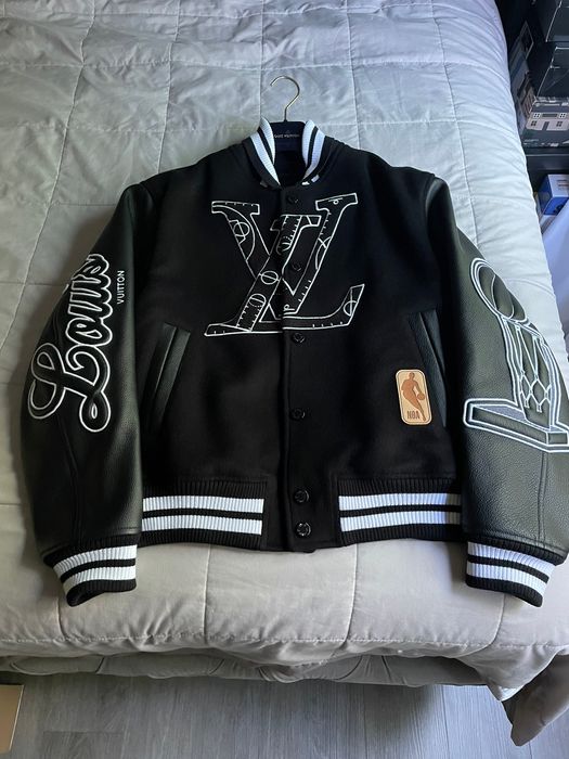 Louis Vuitton Louis Vuitton NBA Leather Varsity Jacket