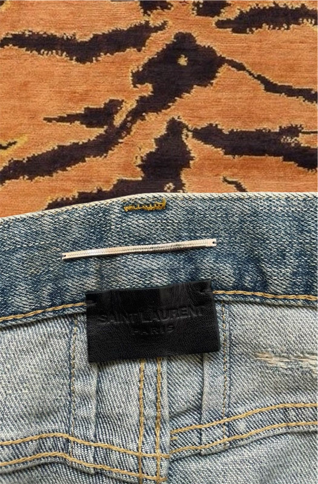Saint Laurent Paris SAINT LAURENT PARIS FW13 CRASH DENIM Size US 29 - 5 Thumbnail