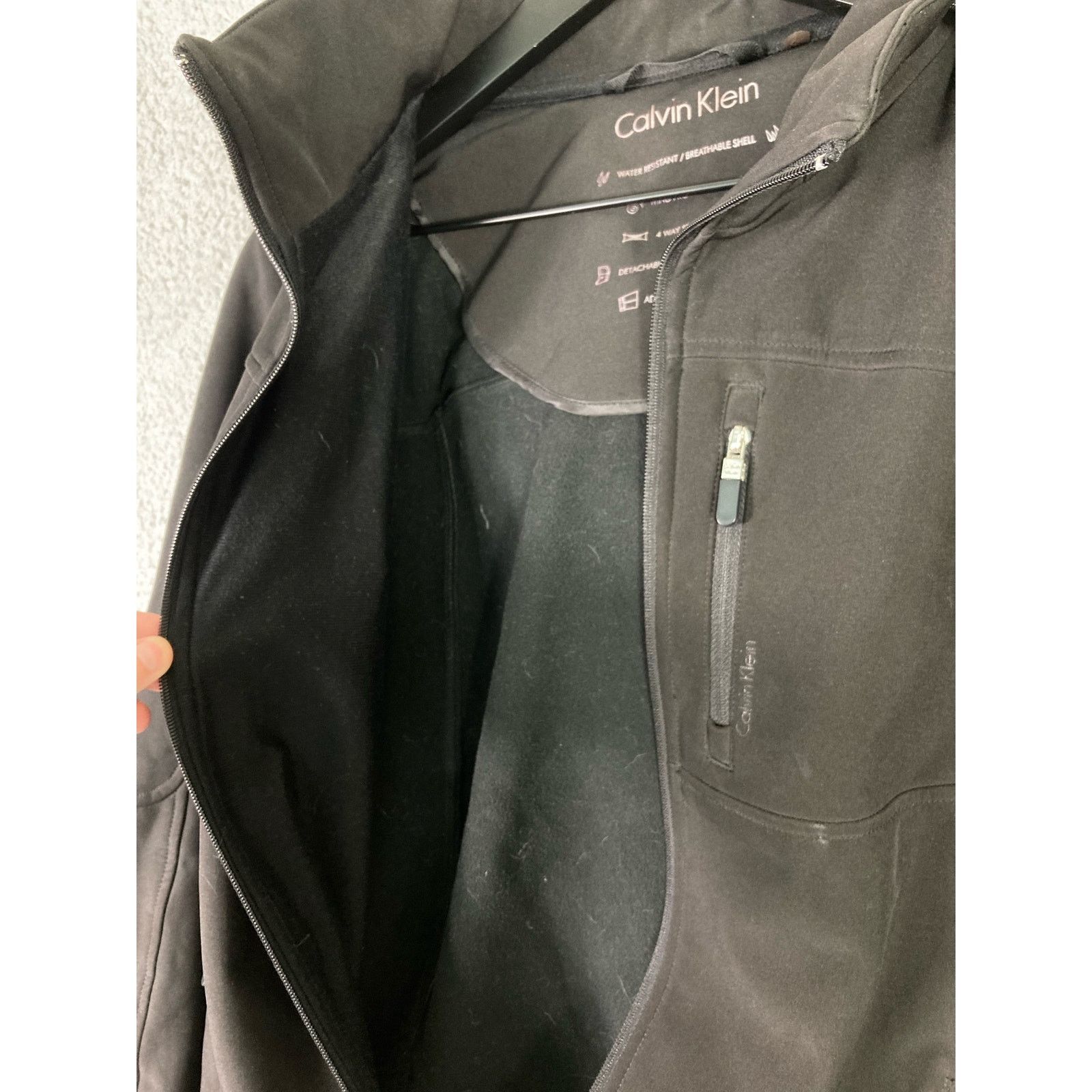 Calvin Klein Calvin Klein Womens M Black Full Zip Jacket Cold Weather Size M / US 6-8 / IT 42-44 - 9 Thumbnail