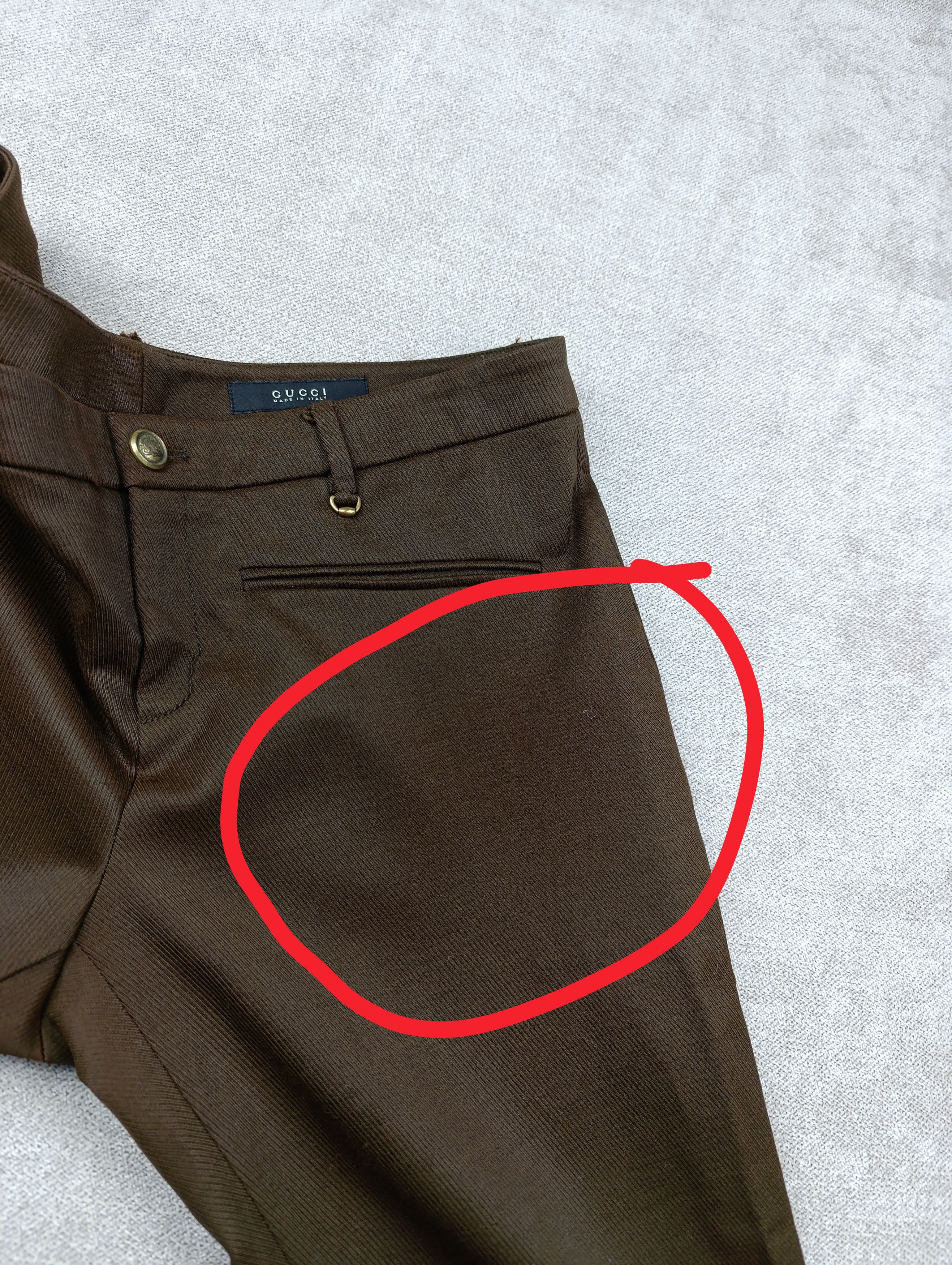 Gucci Gucci Brown Cotton Blend Gabardine Breeches Size 32" / US 10 / IT 46 - 10 Thumbnail