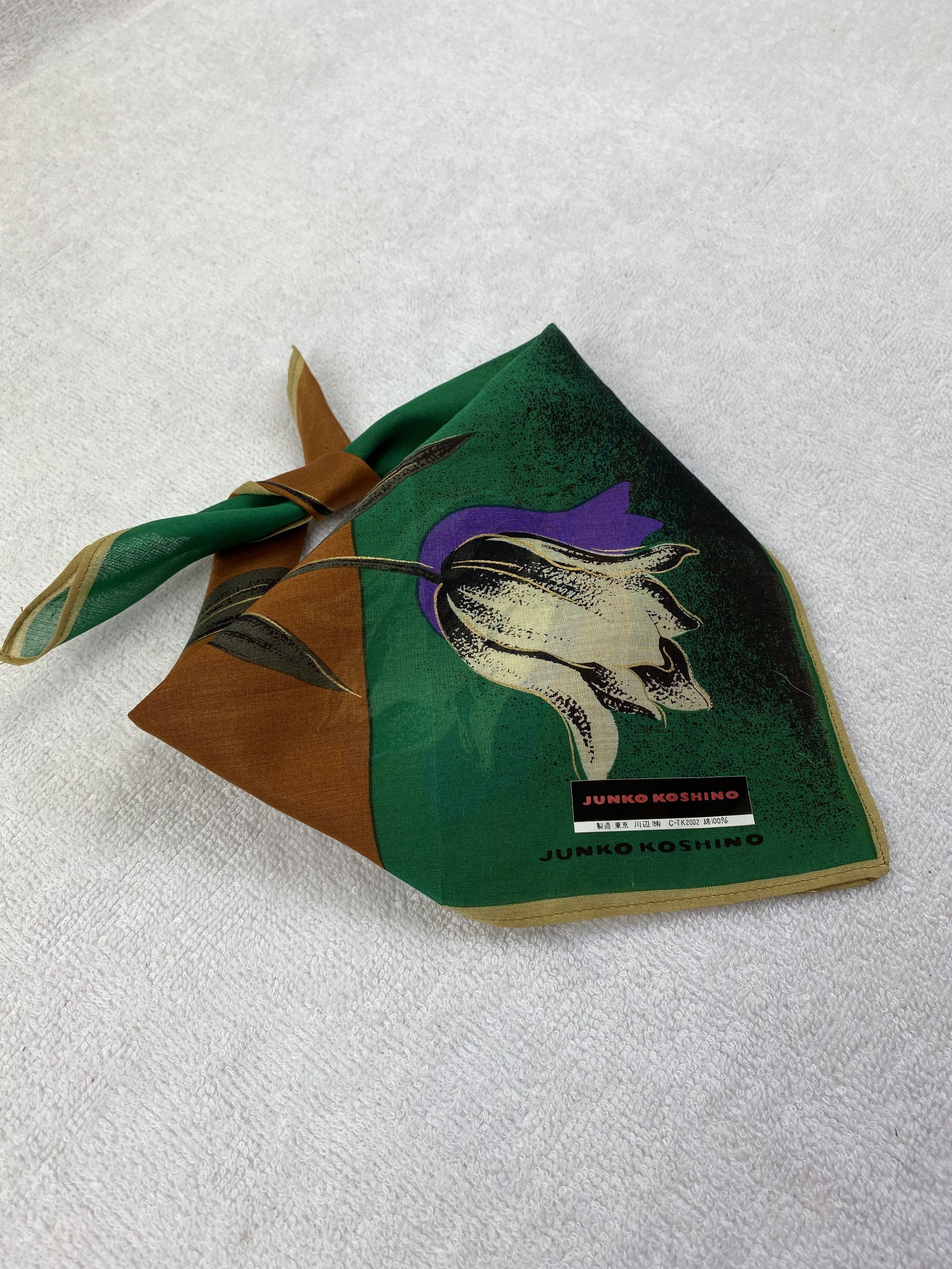 Japanese Brand × Mr. Junko × Vintage Junko Koshino Handkerchief / Bandana / Neckerchief Size ONE SIZE - 1 Thumbnail