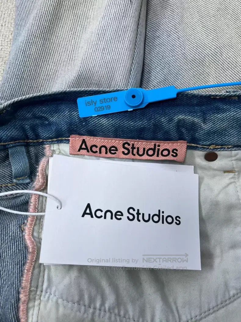 Acne Studios Acne Studios Ripped Design Mid-Rise Loose Wide Leg Denim P Size 30" / US 8 / IT 44 - 4 Thumbnail