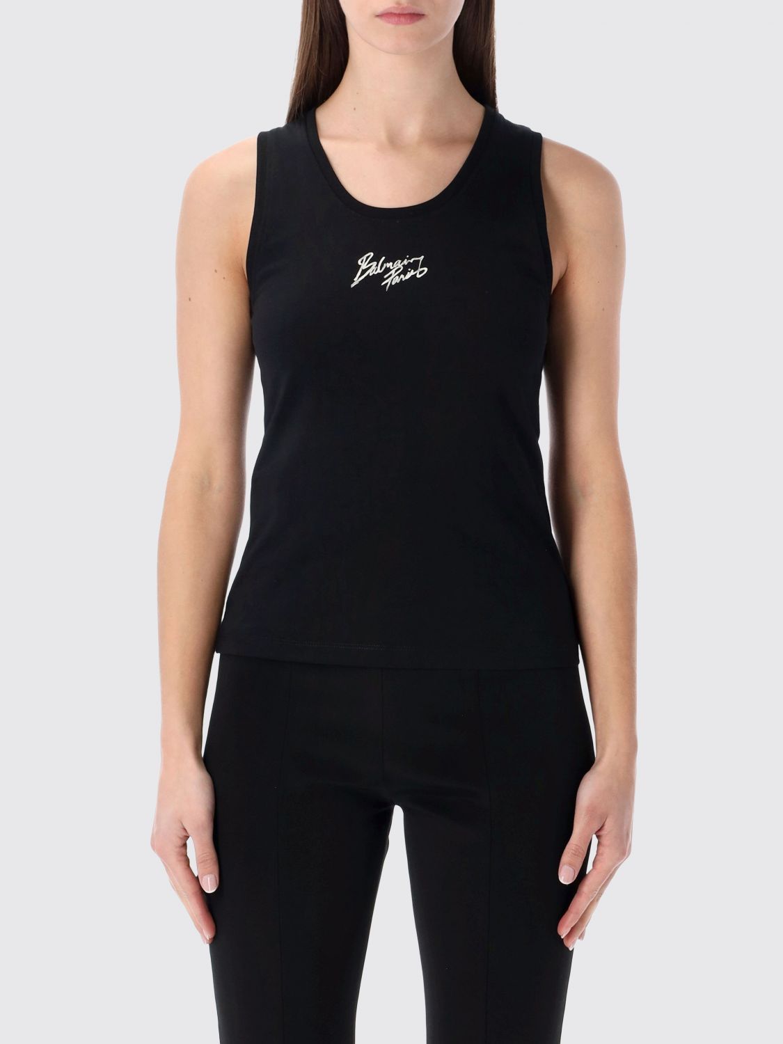 Balmain Balmain T-Shirt Woman Black Size S / US 4 / IT 40 - 1 Thumbnail