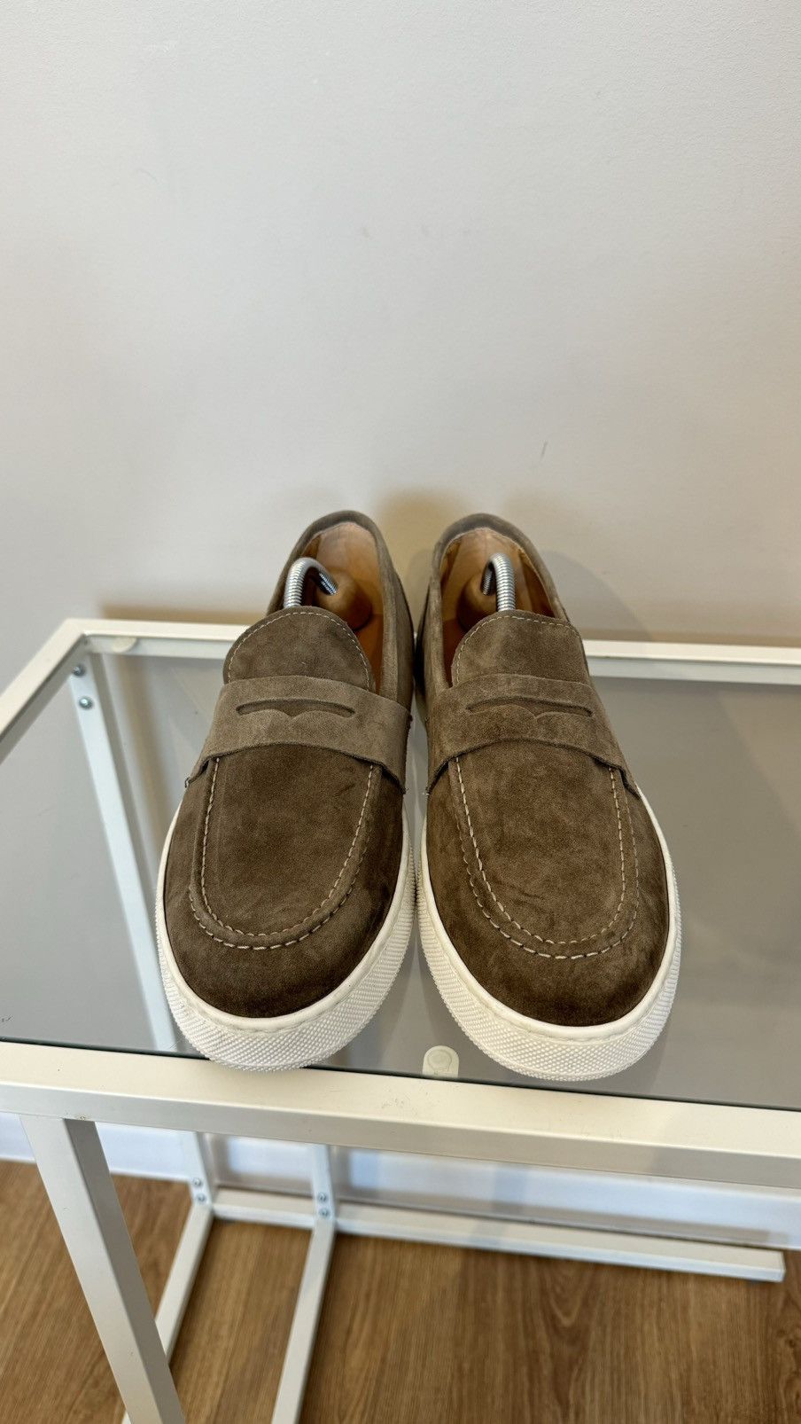 Genuine Leather × Vintage Max Martini Milano loafers leather suede made in Italy Size US 11 / EU 44 - 2 Thumbnail