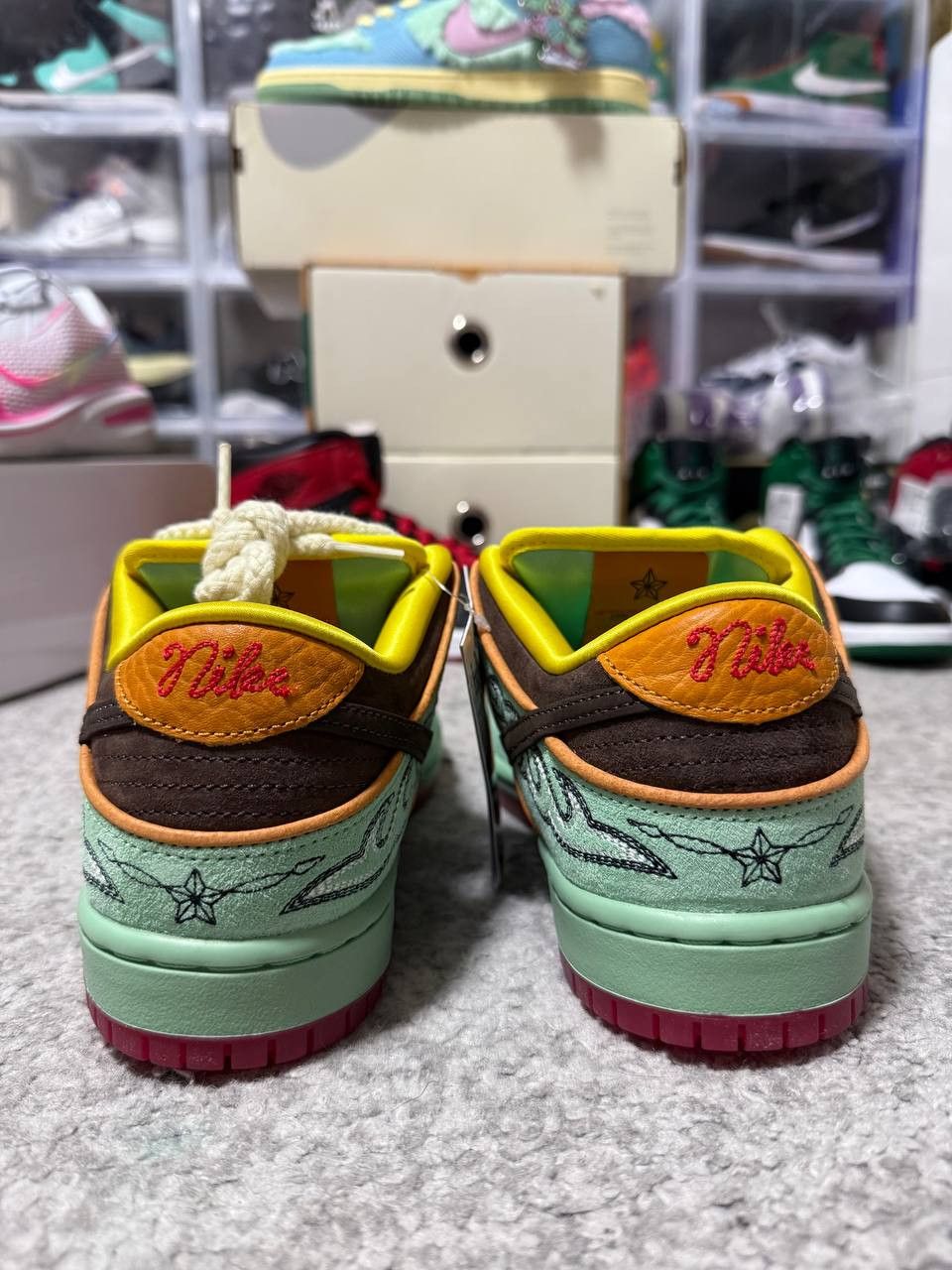 Nike Nike SB Dunk Low Rodeo Tourmaline (2025) HF3058-300 Size US 13 / EU 46 - 5 Thumbnail
