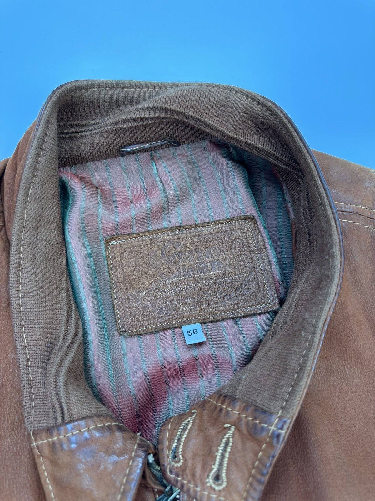Leather Grando Chardin Leather Heavyweight Classic Jacket Size US L / EU 52-54 / 3 - 12 Thumbnail