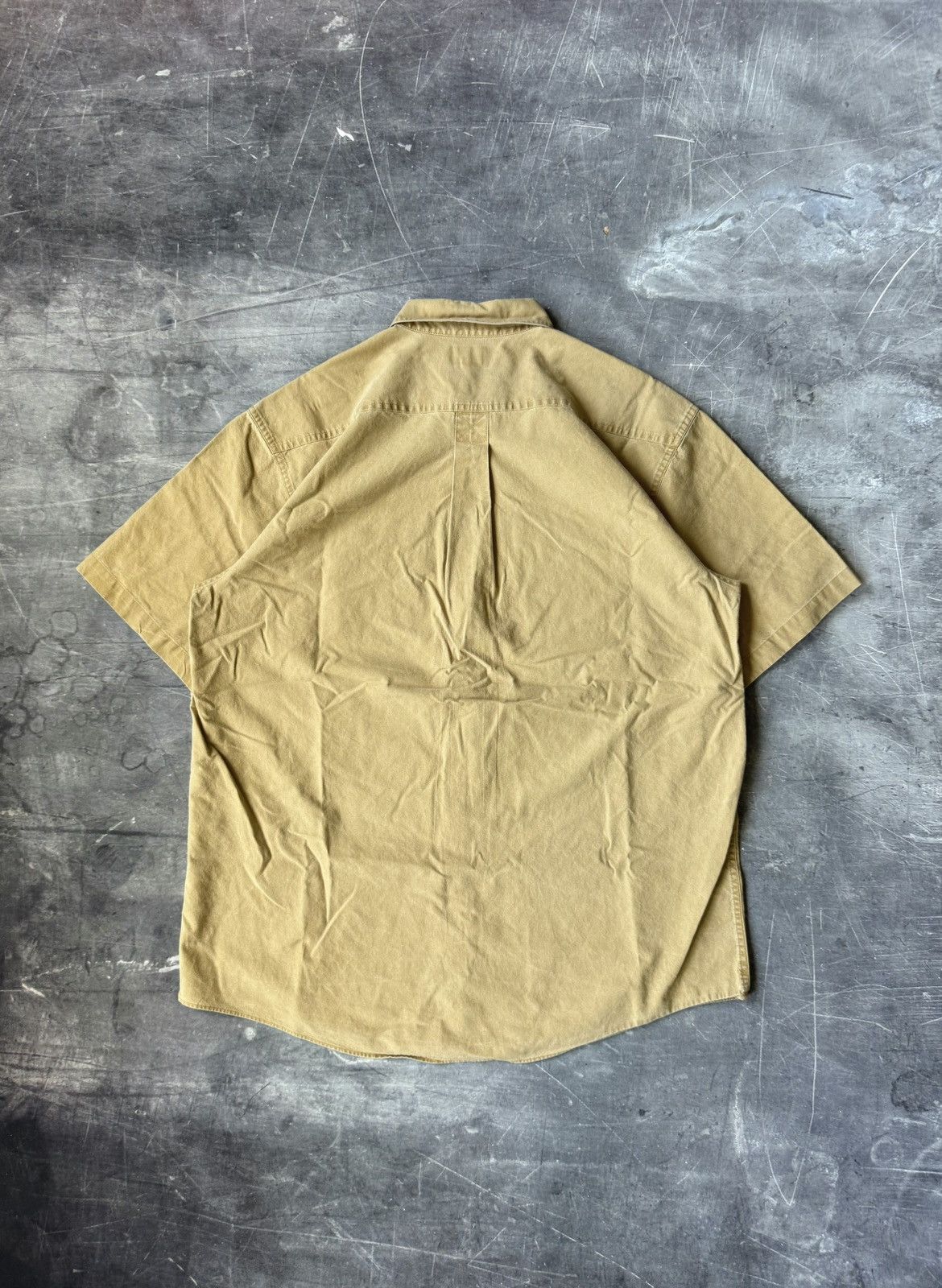 L.L. Bean Vintage LL Bean Button-down Short-Sleeve Shirt (L-Tall) Size US L / EU 52-54 / 3 - 2 Thumbnail