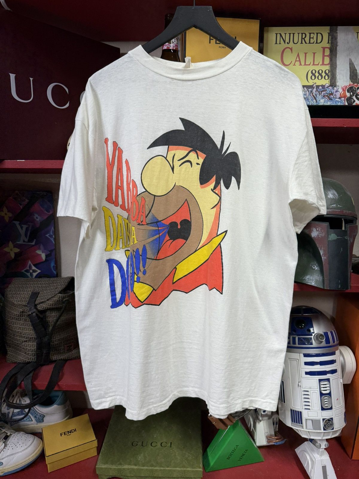 Vintage Vintage 90’s Flint Stones Cartoon T-Shirt Adult Size XLarge Size US XL / EU 56 / 4 - 1 Thumbnail