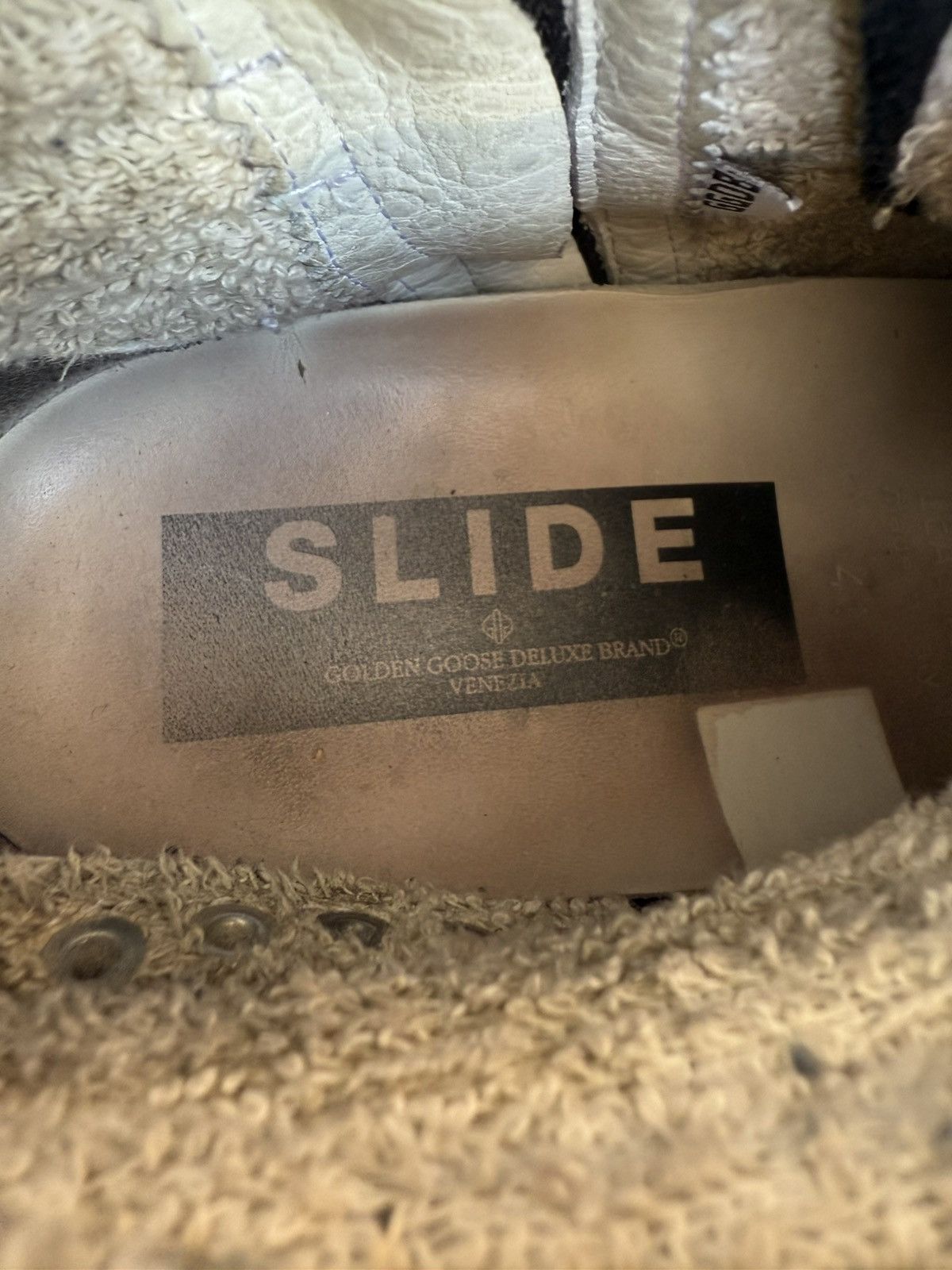 Golden Goose Studded slide leather trainers Size US 8 / EU 41 - 8 Thumbnail