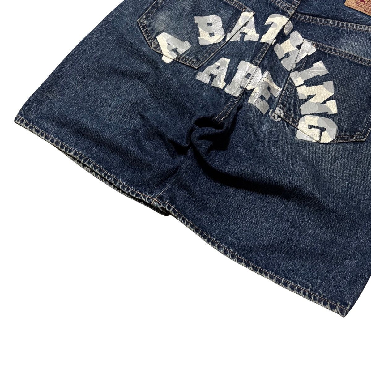 Bape Bape Denim Shorts Size US 32 / EU 48 - 4 Thumbnail