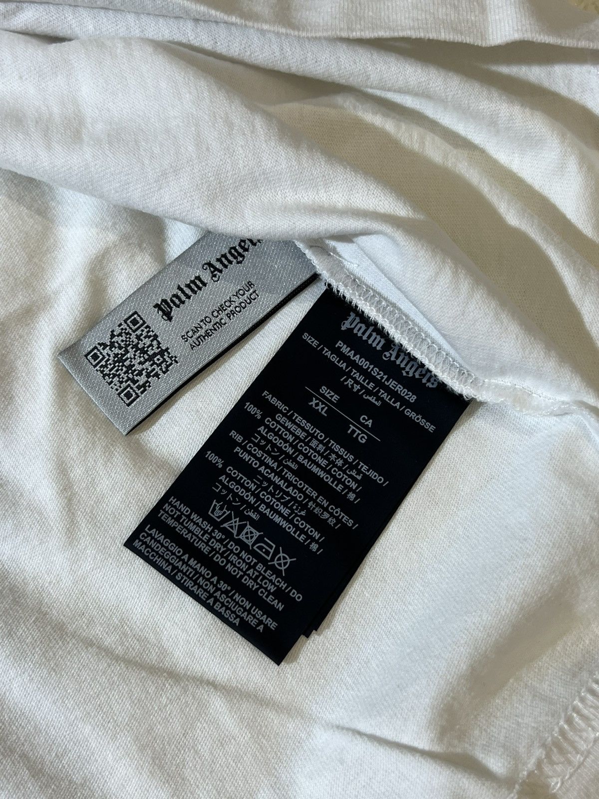 Palm Angels Palm Angels London Sprayed Logo Tee Size US XXL / EU 58 / 5 - 5 Thumbnail