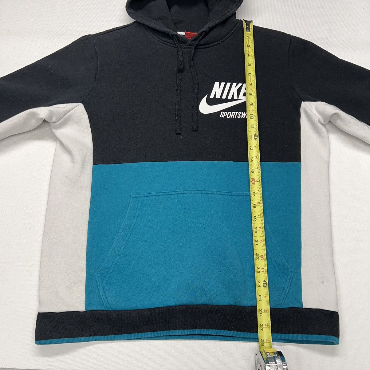 Nike Nike Sweatshirt Hoodie Teal Black Sportswear Logo Sweater Size US L / EU 52-54 / 3 - 17 Thumbnail