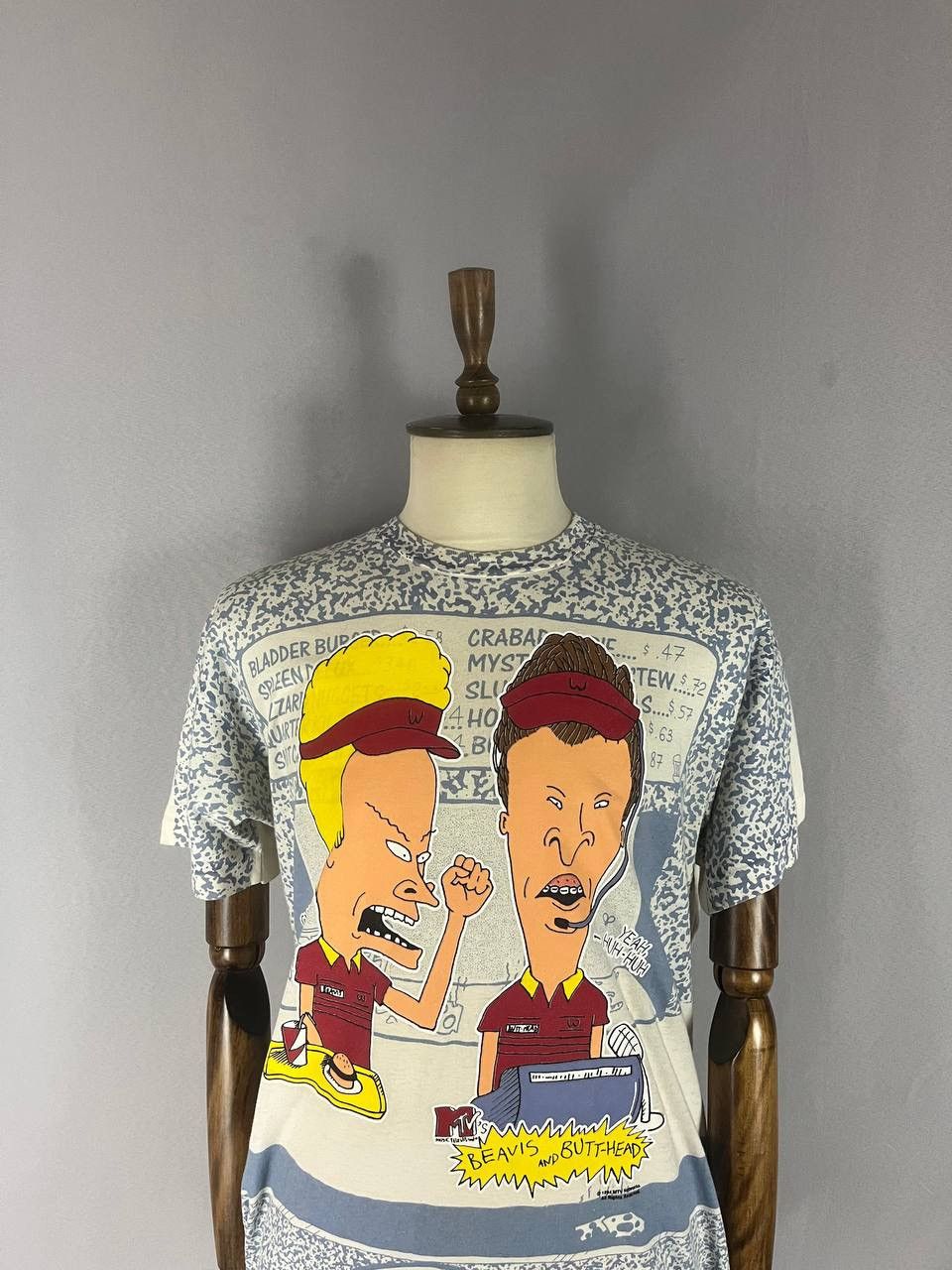 Vintage Beavis and Butt-Head MTV Tee T Shirt 1994 Vintage Rare Size US XL / EU 56 / 4 - 3 Thumbnail