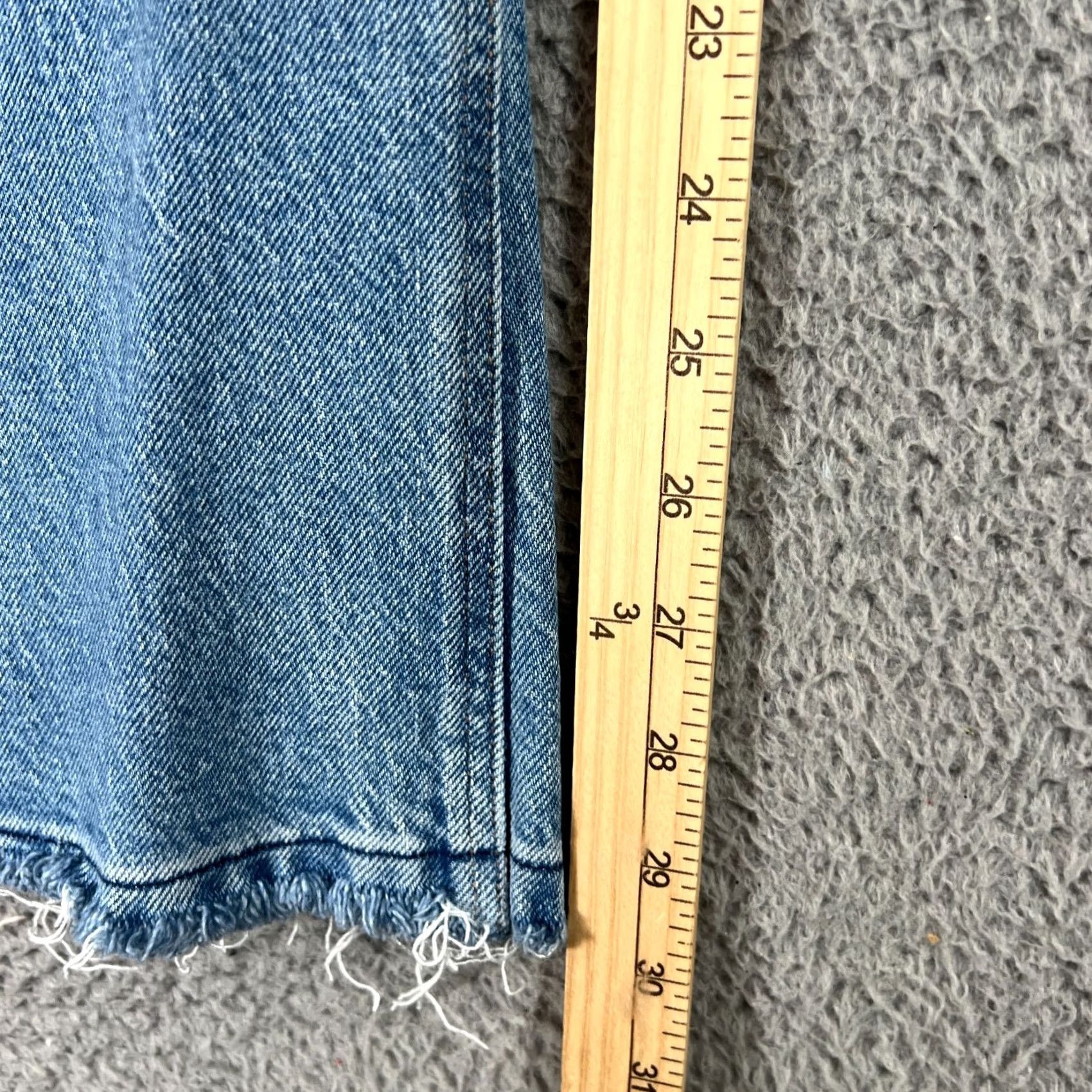 American Eagle Outfitters VINTAGE American Eagle Jeans 90s Low-Rise Skinny Kick Bootcut 2 Women Blue Denim Slim Size 26" / US 2 / IT 38 - 4 Thumbnail