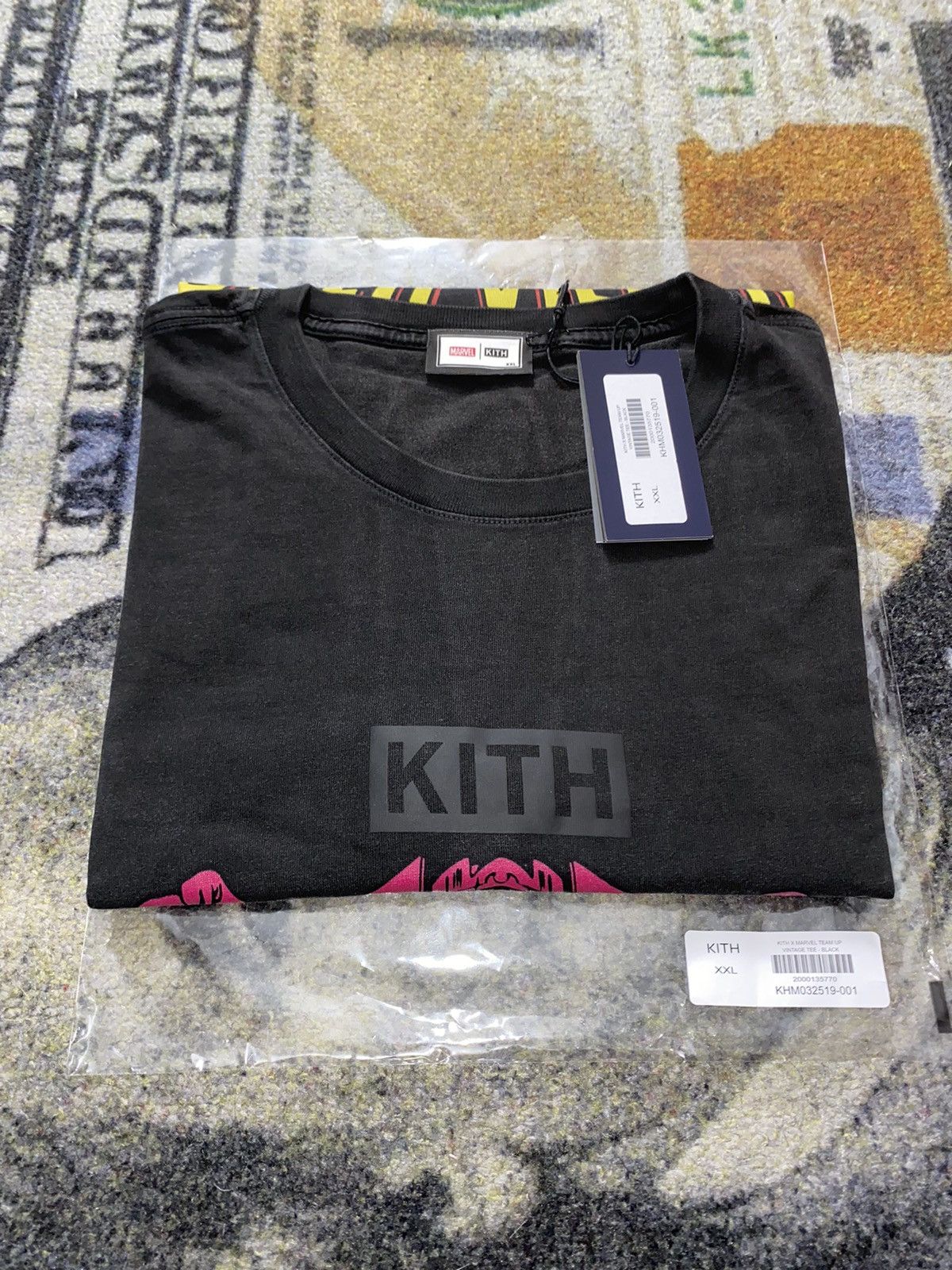 Kith × Marvel Comics × Vintage Kith x Marvel Team Up Vintage Tee 