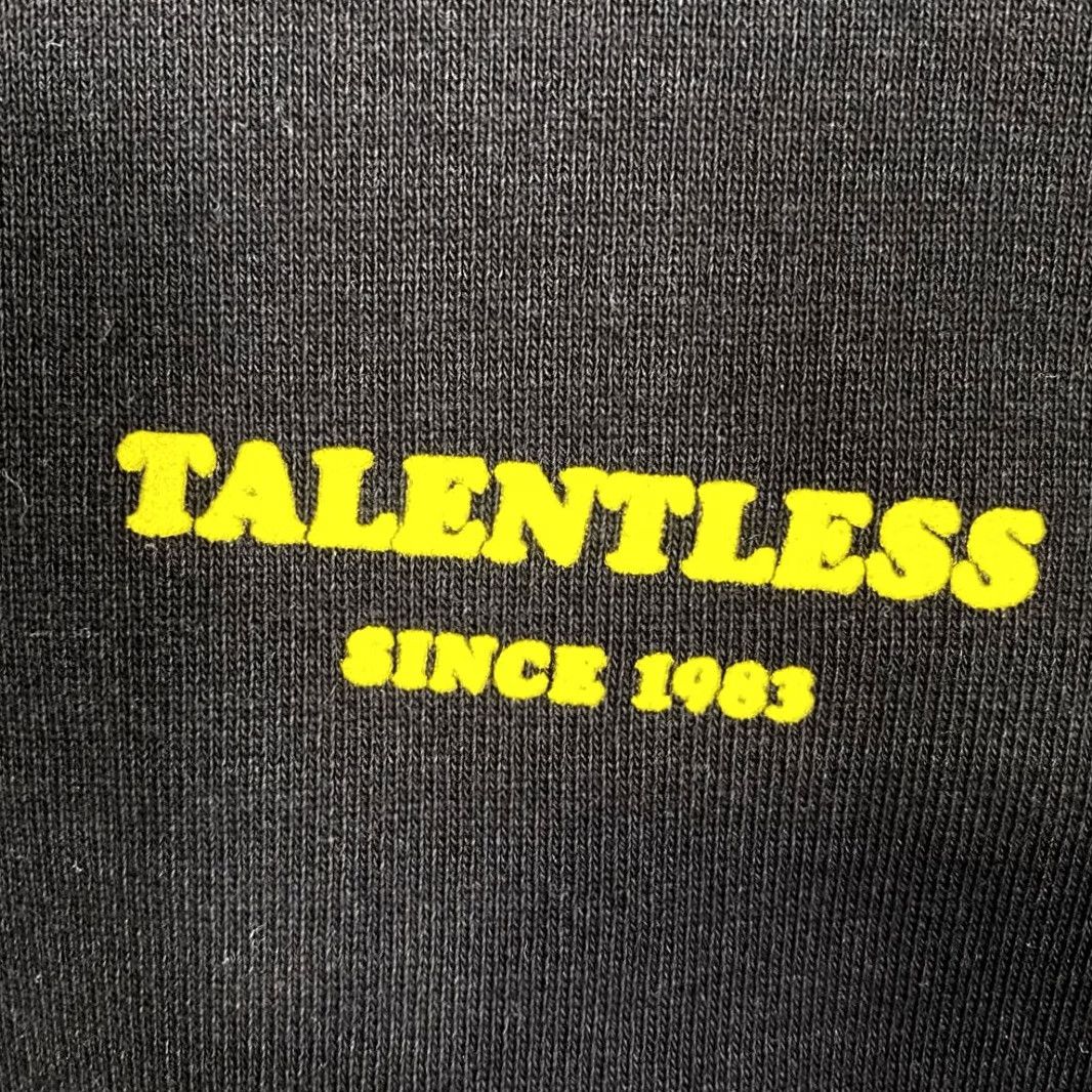 Talentless Talentless Women's Hooded Pullover Sweatshirt Black Large Hoodie Pullover 100% Cotton Kangaroo Pocket Womens Size L / US 10 / IT 46 - 3 Thumbnail