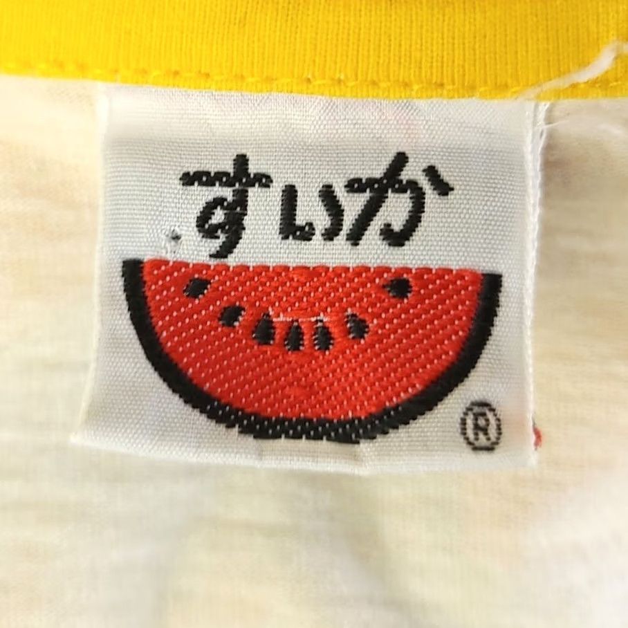 Peanuts VINTAGE Snoopy Joe Cool T Shirt Womens Size Large 80s 90s Suika Peanuts All Over Print Yellow Cotton Tangmo Crew Neck Short Sleeve Size L / US 10 / IT 46 - 7 Thumbnail