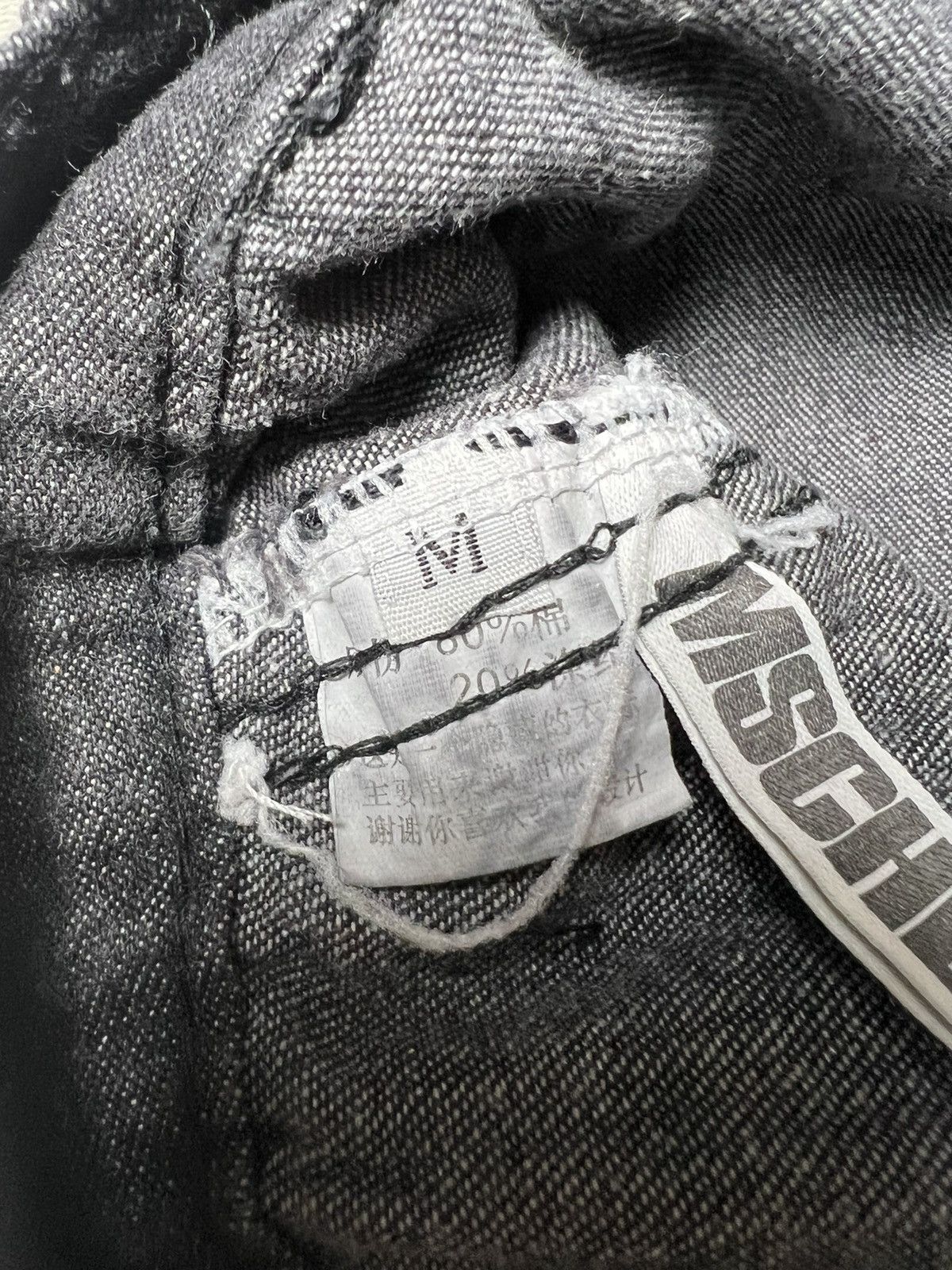 Japanese Brand MSCHE like a kapital black acid wash soft pants Size US 30 / EU 46 - 6 Thumbnail