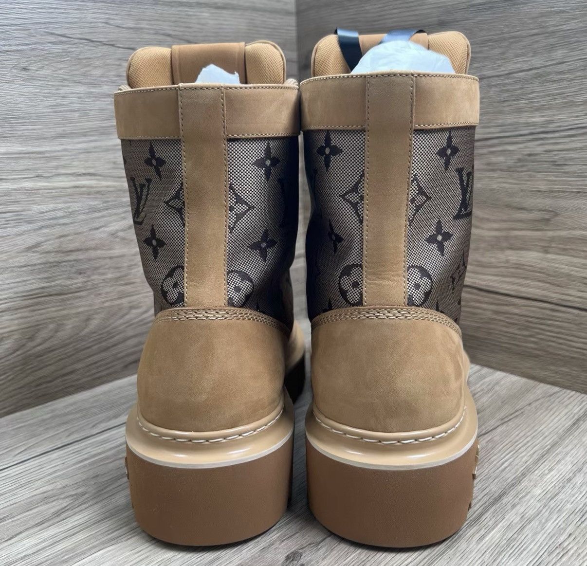 Louis Vuitton LV Ranger Brown Monogram Ankle Boots J41 Size US 7 / EU 40 - 5 Thumbnail